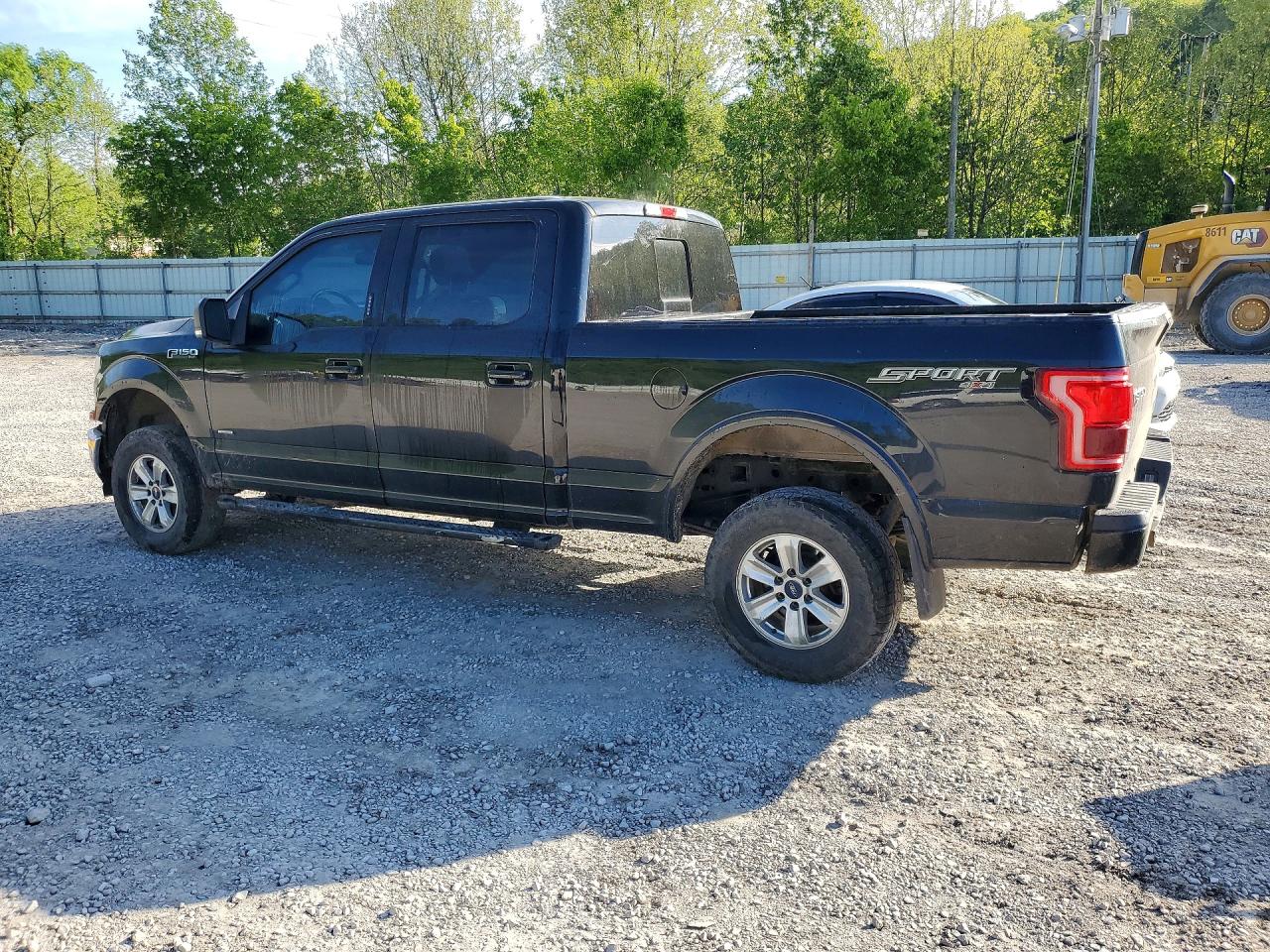 2016 Ford F150 Supercrew Black vin: 1FTFW1EG8GKD04017