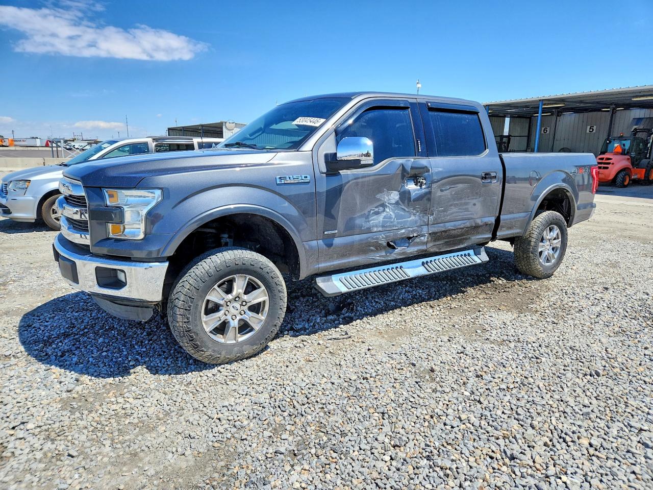 2015 Ford F150 Supercrew Gray vin: 1FTFW1EG9FFA32455
