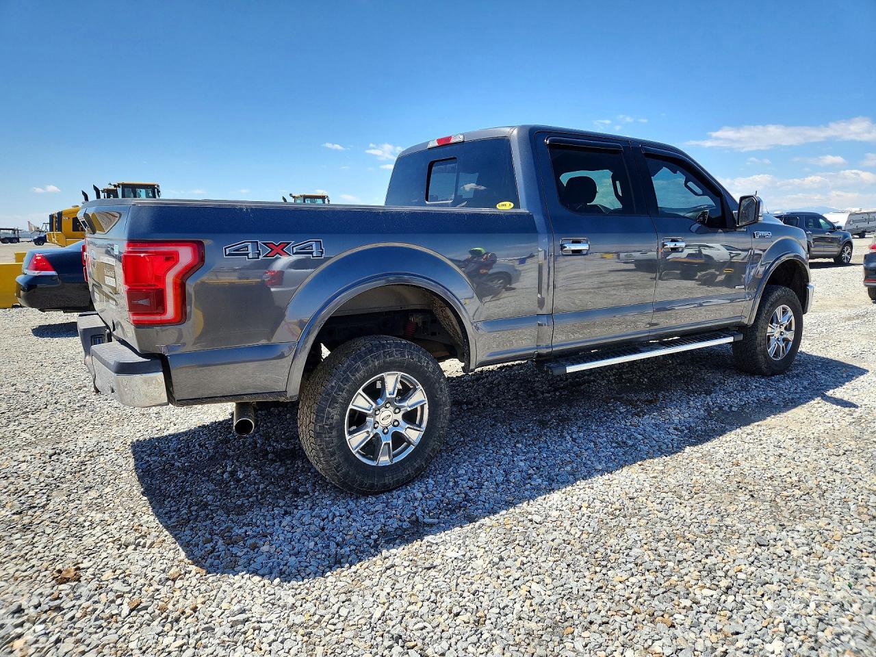 2015 Ford F150 Supercrew Gray vin: 1FTFW1EG9FFA32455