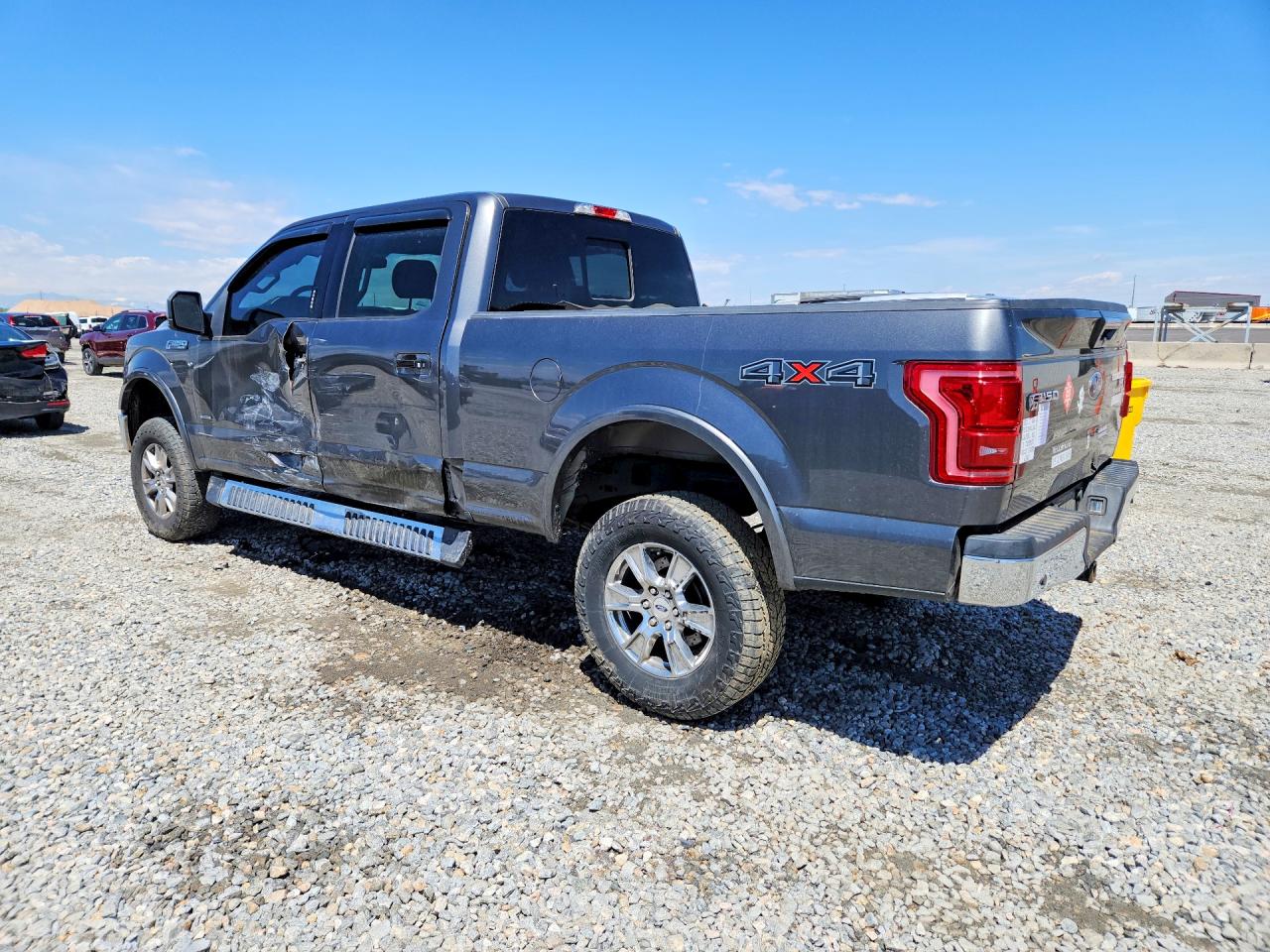 2015 Ford F150 Supercrew Gray vin: 1FTFW1EG9FFA32455