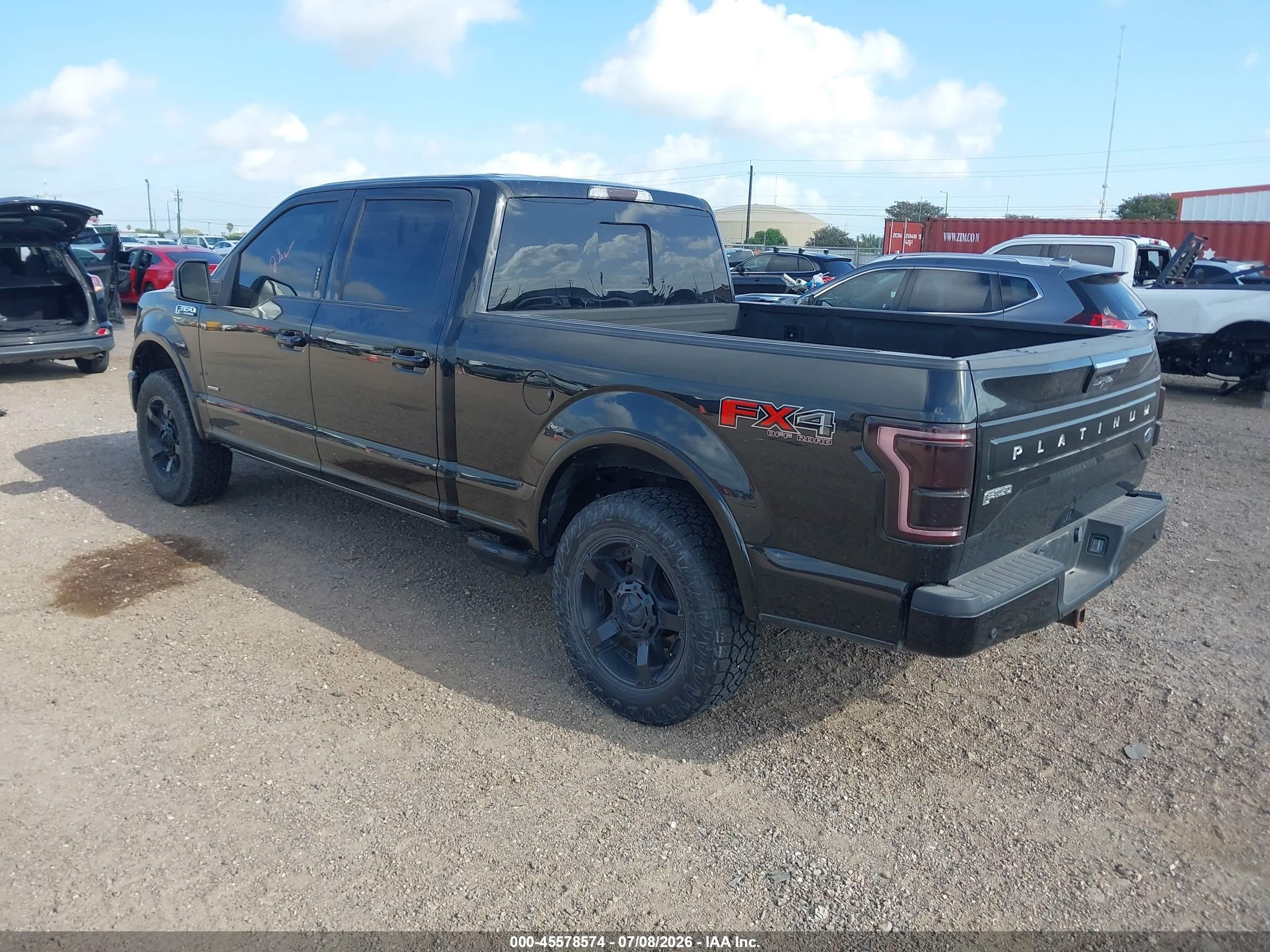 2015 Ford F-150 King Ranch/lariat/platinum/xl/xlt Black vin: 1FTFW1EG9FFA87164