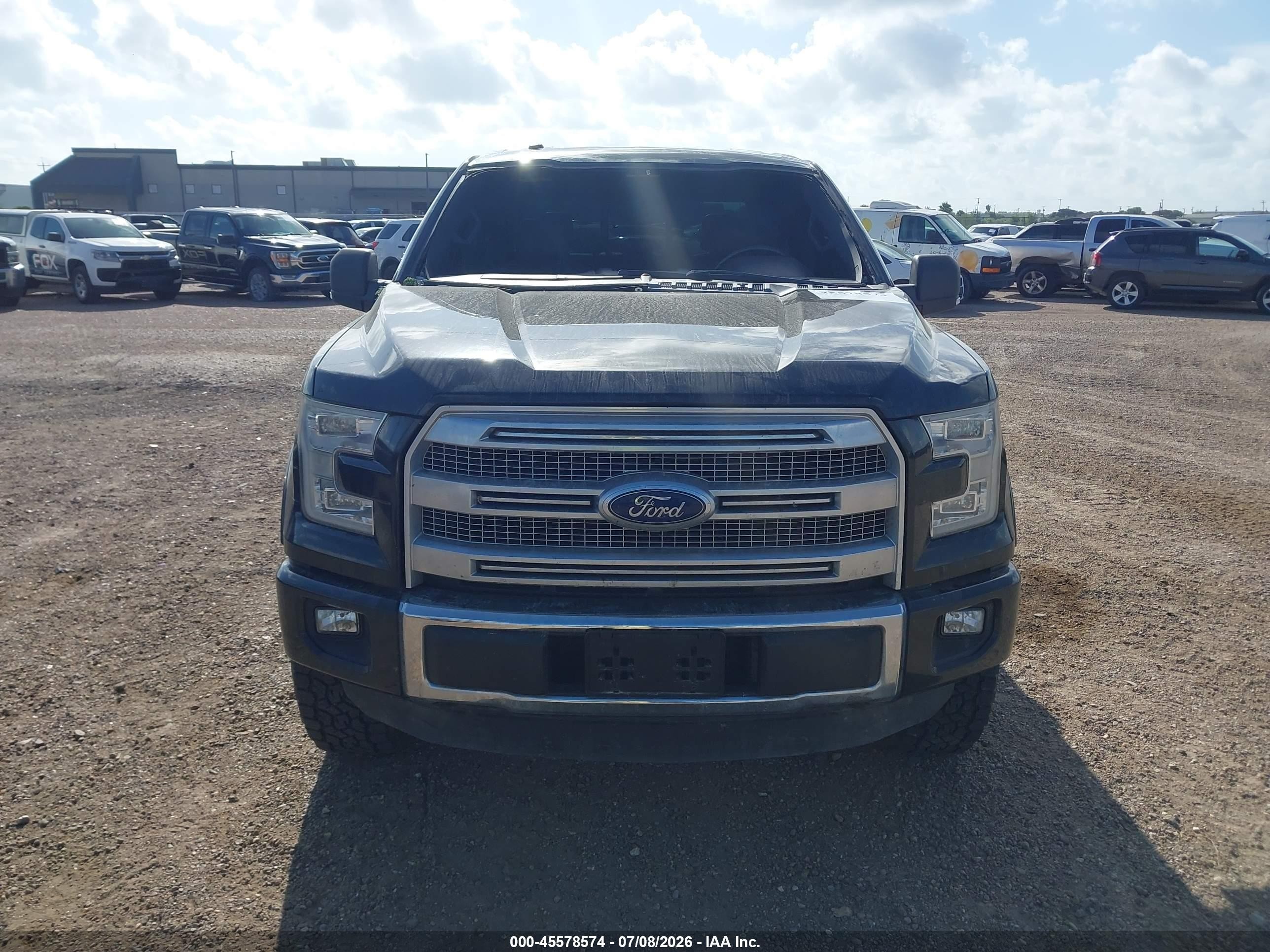 2015 Ford F-150 King Ranch/lariat/platinum/xl/xlt Black vin: 1FTFW1EG9FFA87164