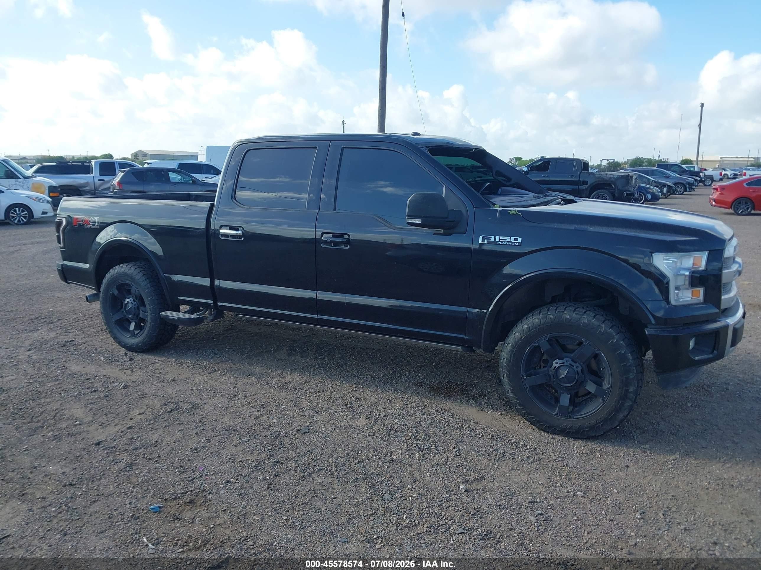 2015 Ford F-150 King Ranch/lariat/platinum/xl/xlt Black vin: 1FTFW1EG9FFA87164