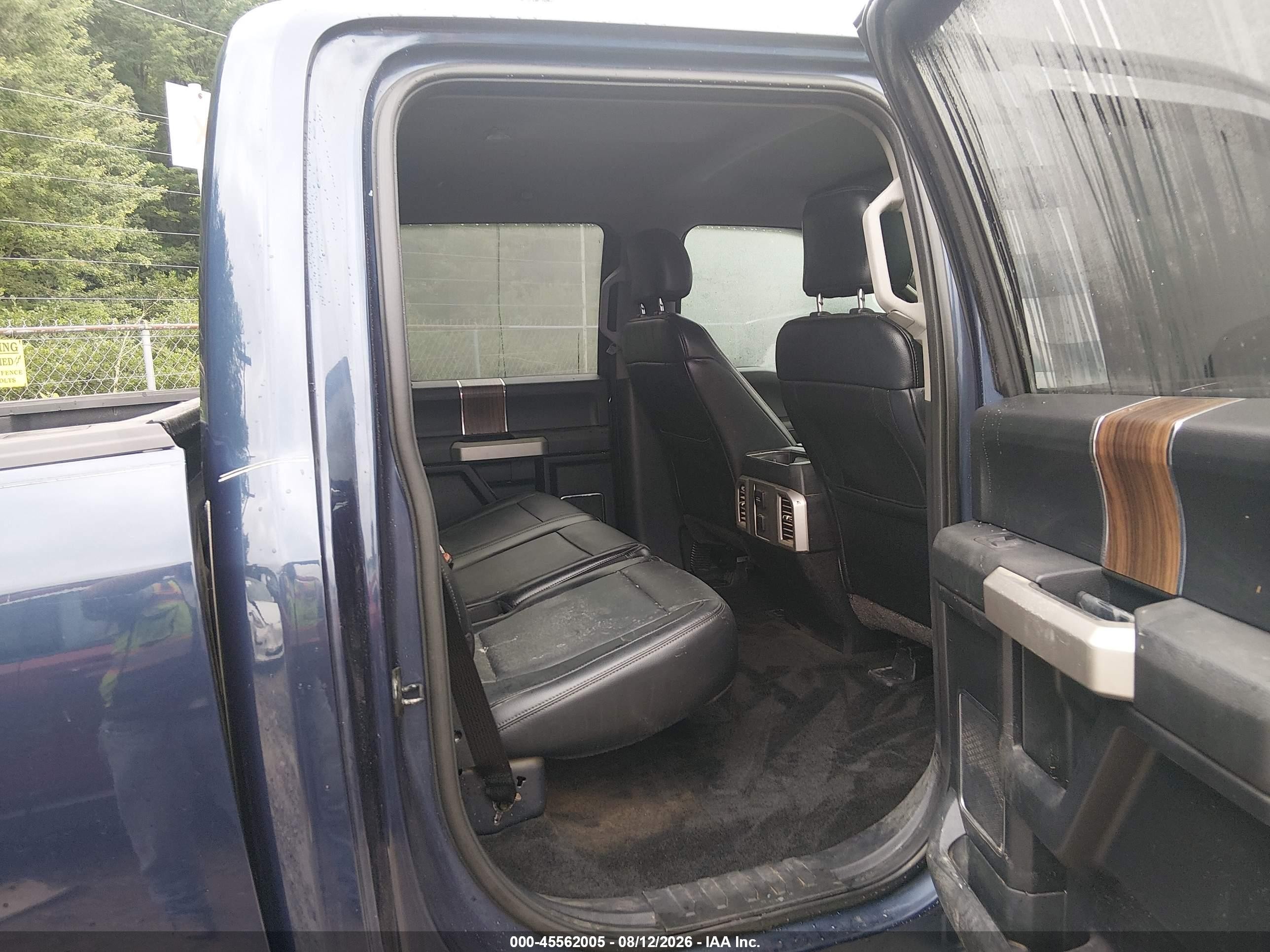 2015 Ford F-150 King Ranch/lariat/platinum/xl/xlt Blue vin: 1FTFW1EG9FFB39652