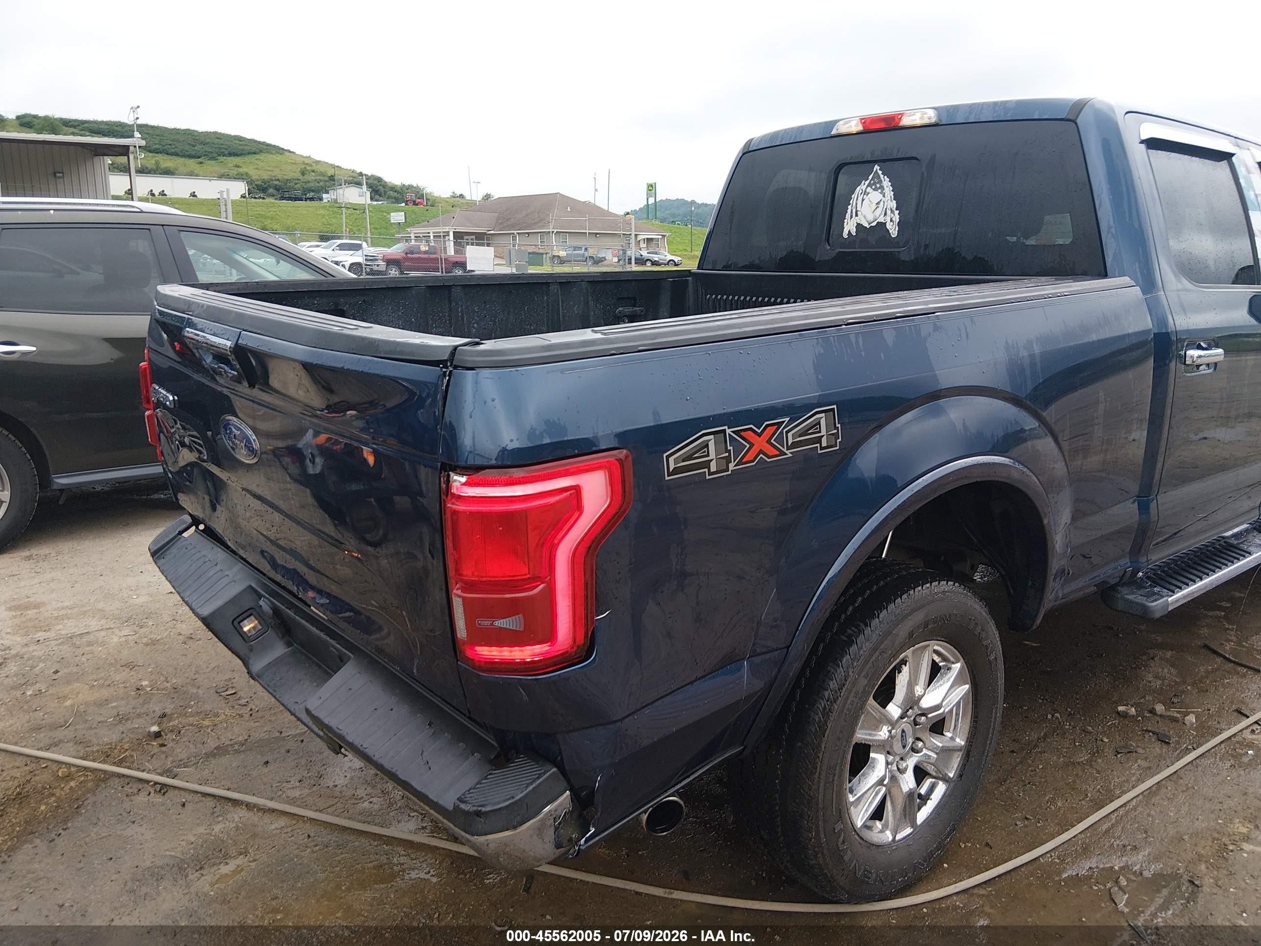 2015 Ford F-150 King Ranch/lariat/platinum/xl/xlt Blue vin: 1FTFW1EG9FFB39652