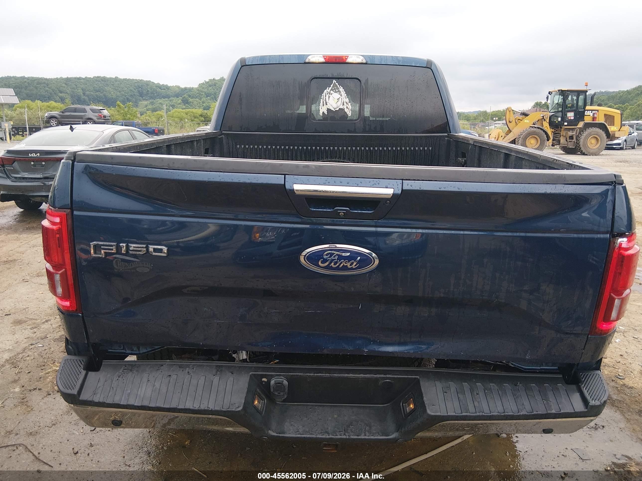 2015 Ford F-150 King Ranch/lariat/platinum/xl/xlt Blue vin: 1FTFW1EG9FFB39652