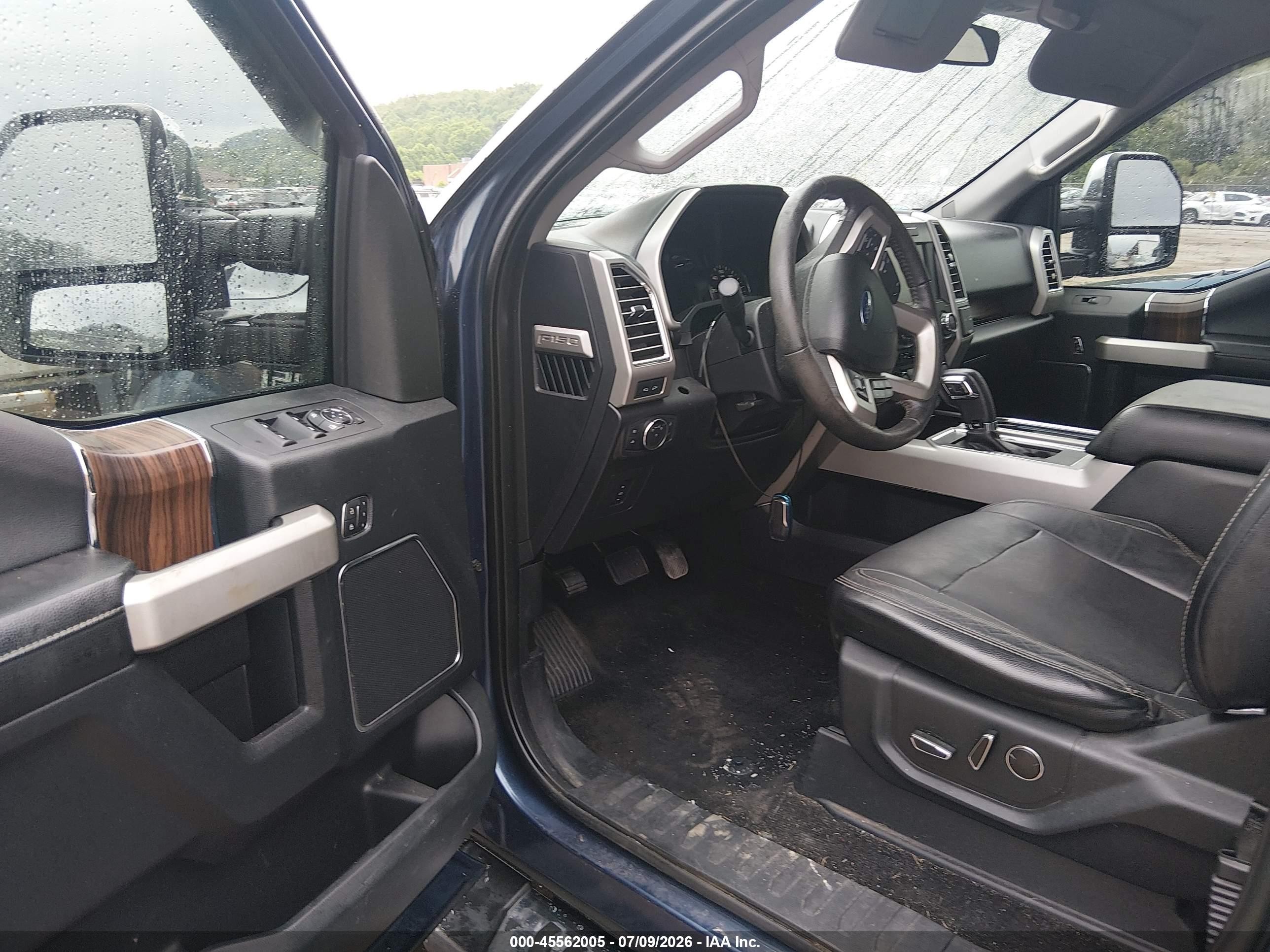 2015 Ford F-150 King Ranch/lariat/platinum/xl/xlt Blue vin: 1FTFW1EG9FFB39652