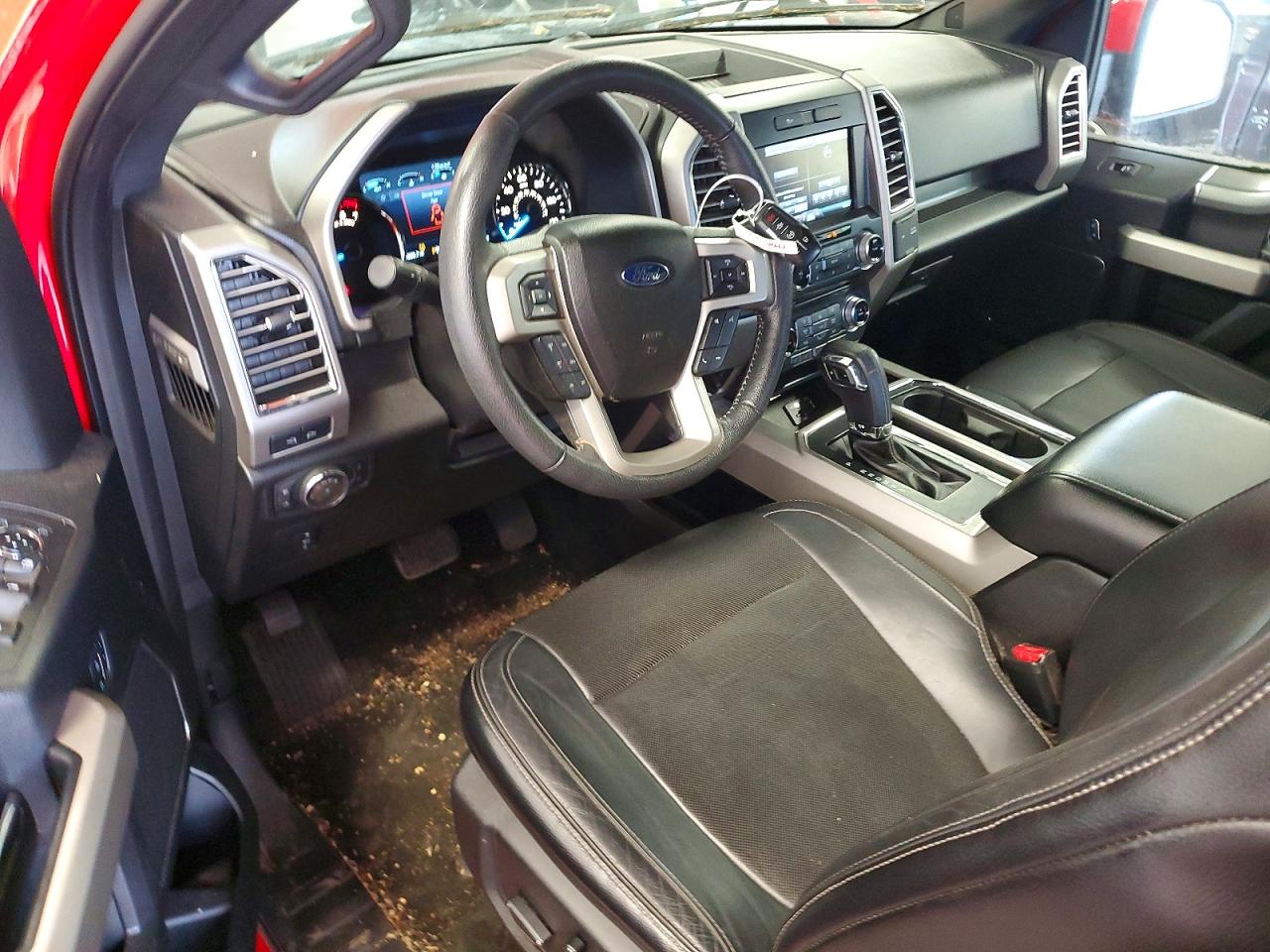 2015 Ford F150 Supercrew Red vin: 1FTFW1EGXFFA71975