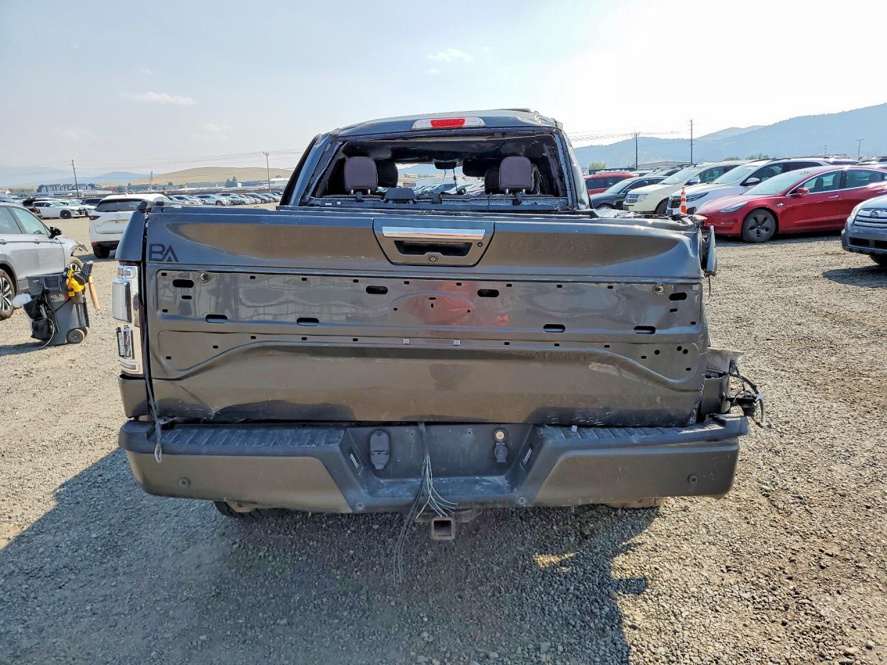 2015 Ford F150 Supercrew Gray vin: 1FTFW1EGXFFB49929