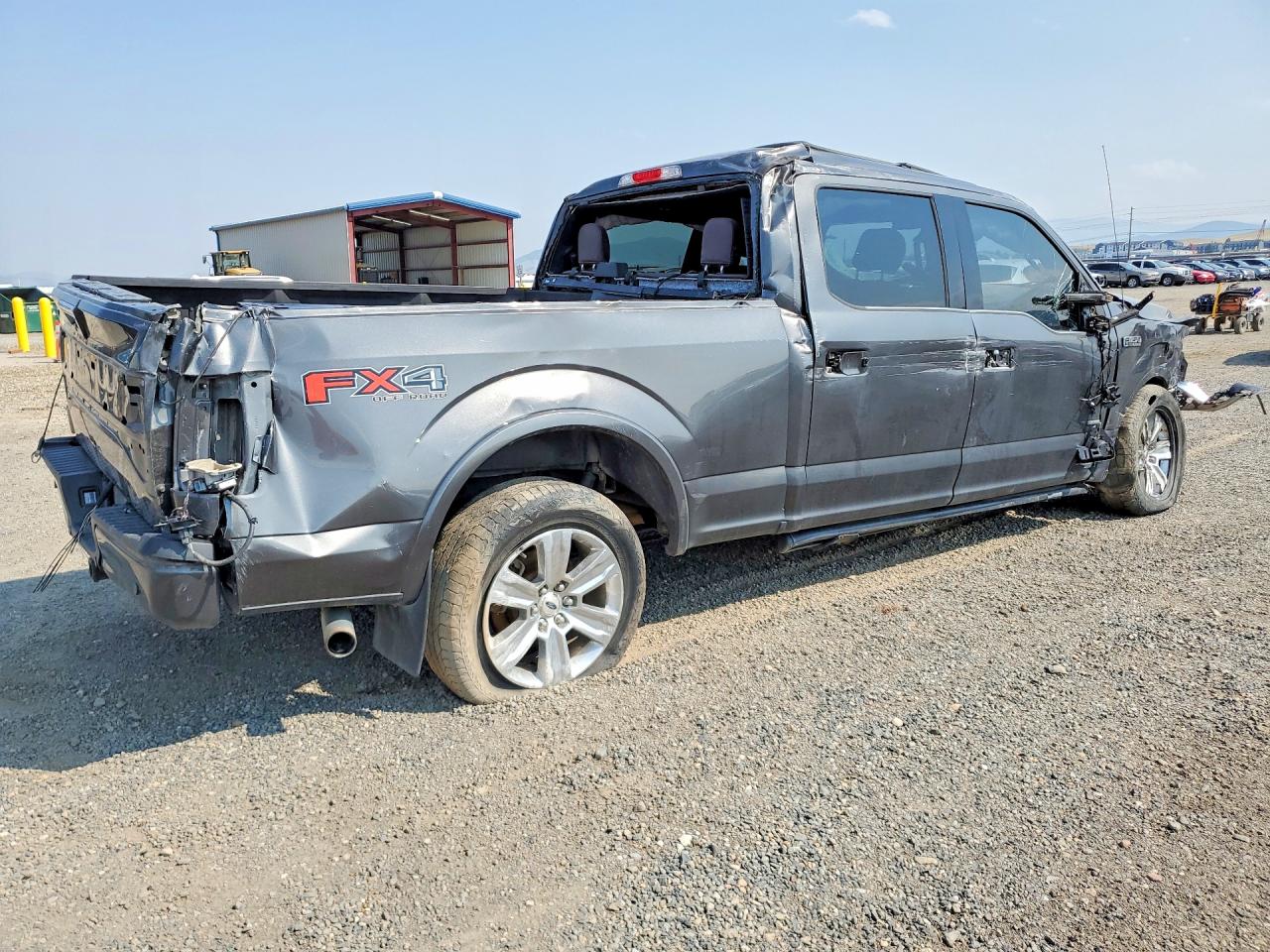 2015 Ford F150 Supercrew Gray vin: 1FTFW1EGXFFB49929