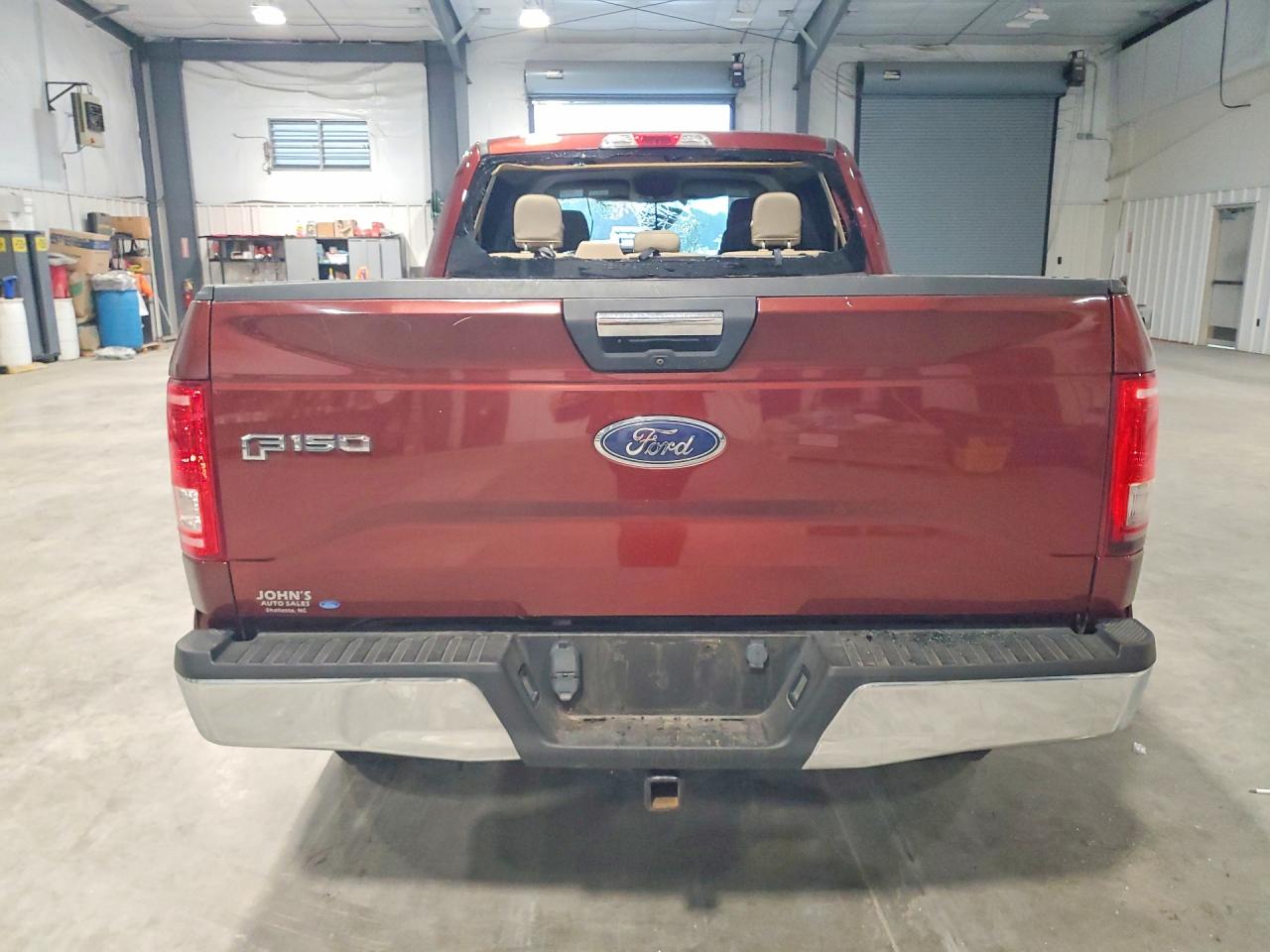 2015 Ford F150 Supercrew Burgundy vin: 1FTFW1EGXFKE98922