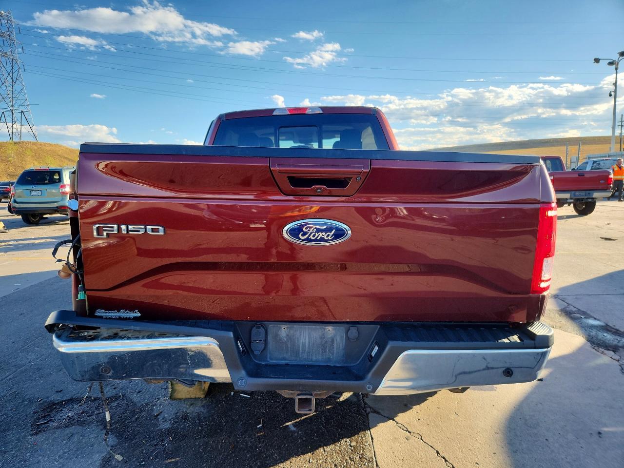 2017 Ford F150 Supercrew Бордовый vin: 1FTFW1EGXHKC98495