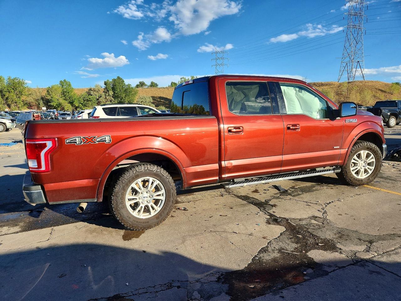 2017 Ford F150 Supercrew Бордовый vin: 1FTFW1EGXHKC98495