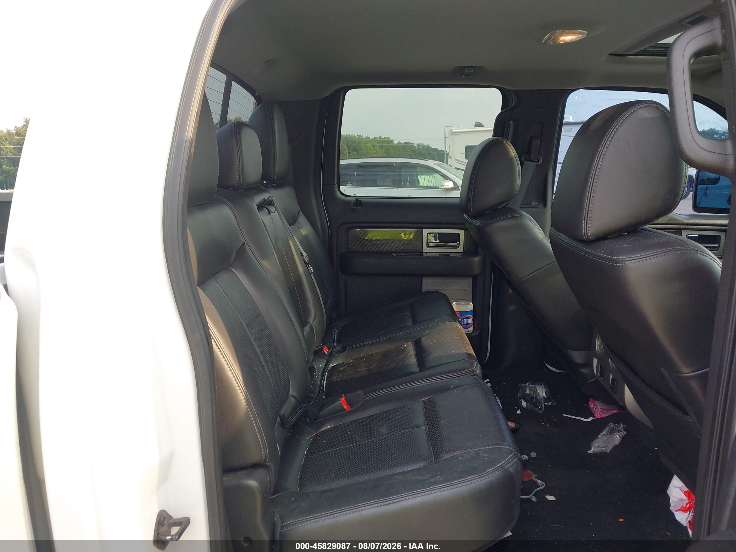 2011 Ford F-150 Lariat White vin: 1FTFW1ET0BFA67781