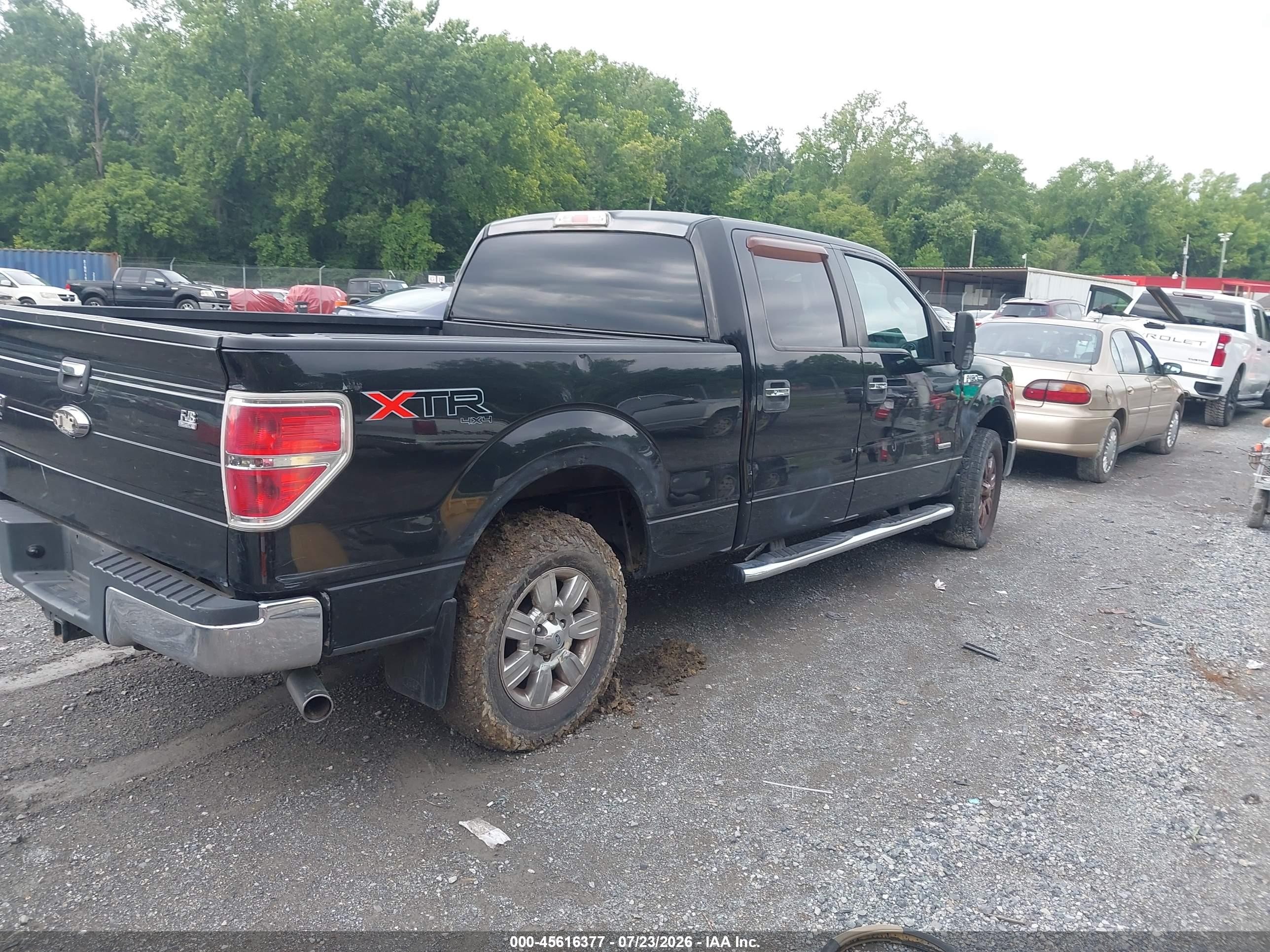 2011 Ford F-150 Xlt Black vin: 1FTFW1ET0BFA97248