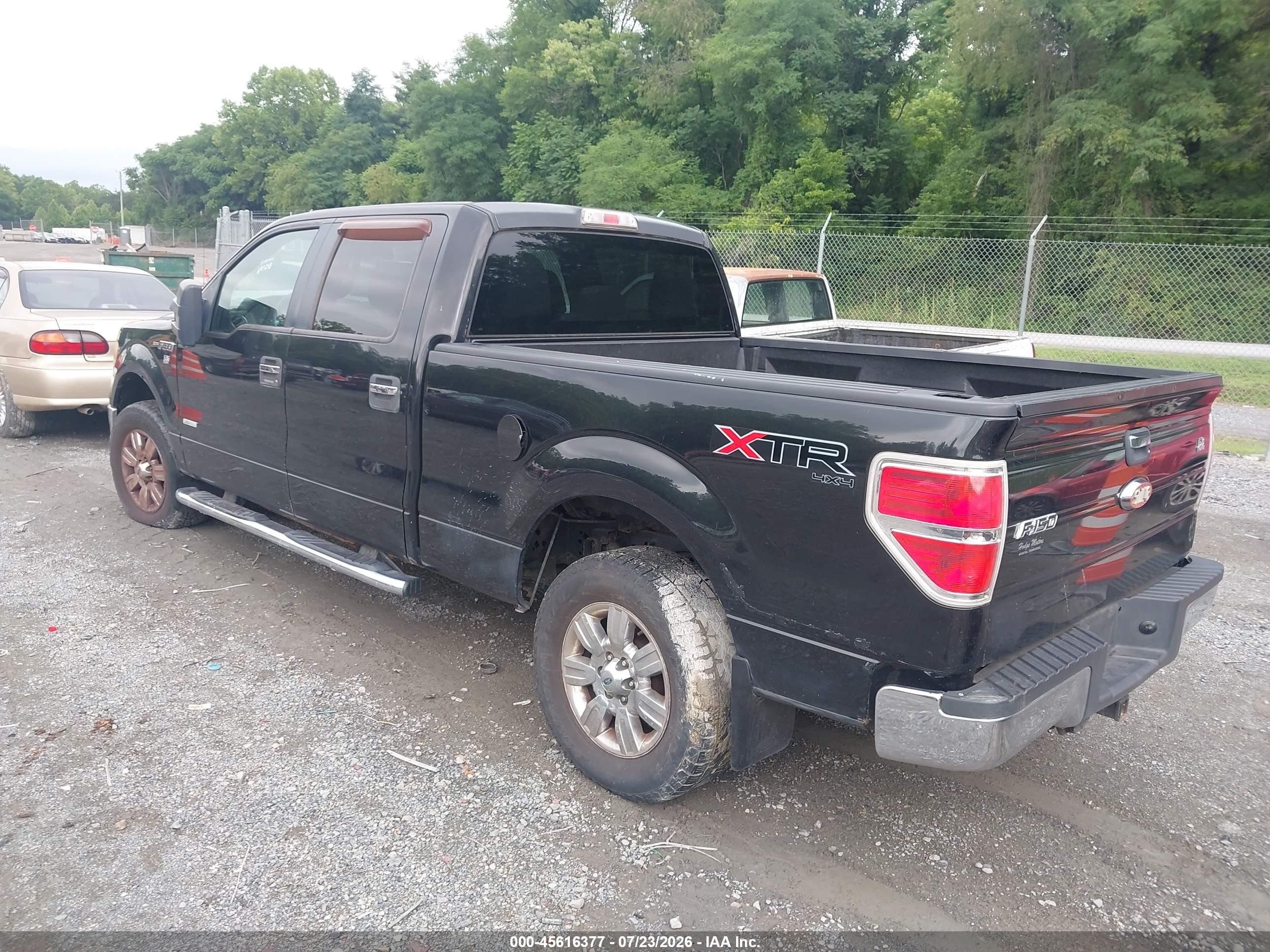 2011 Ford F-150 Xlt Black vin: 1FTFW1ET0BFA97248