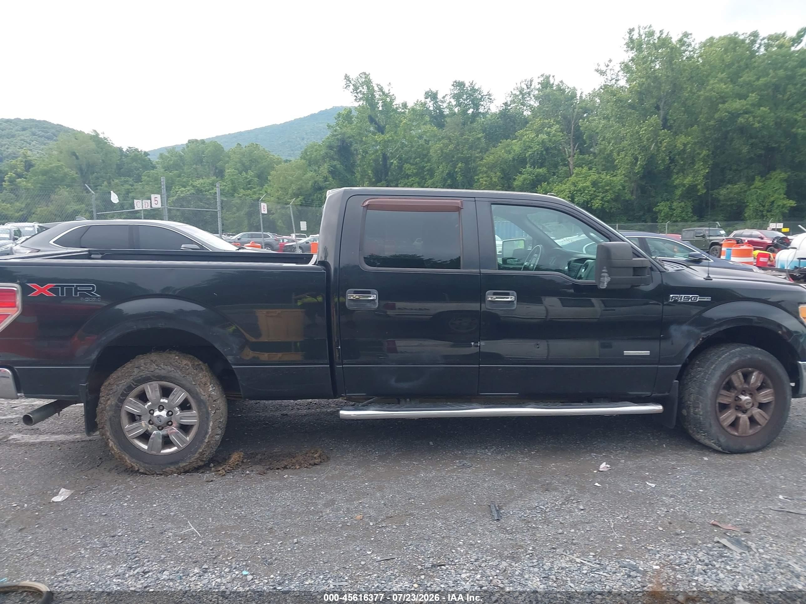 2011 Ford F-150 Xlt Black vin: 1FTFW1ET0BFA97248
