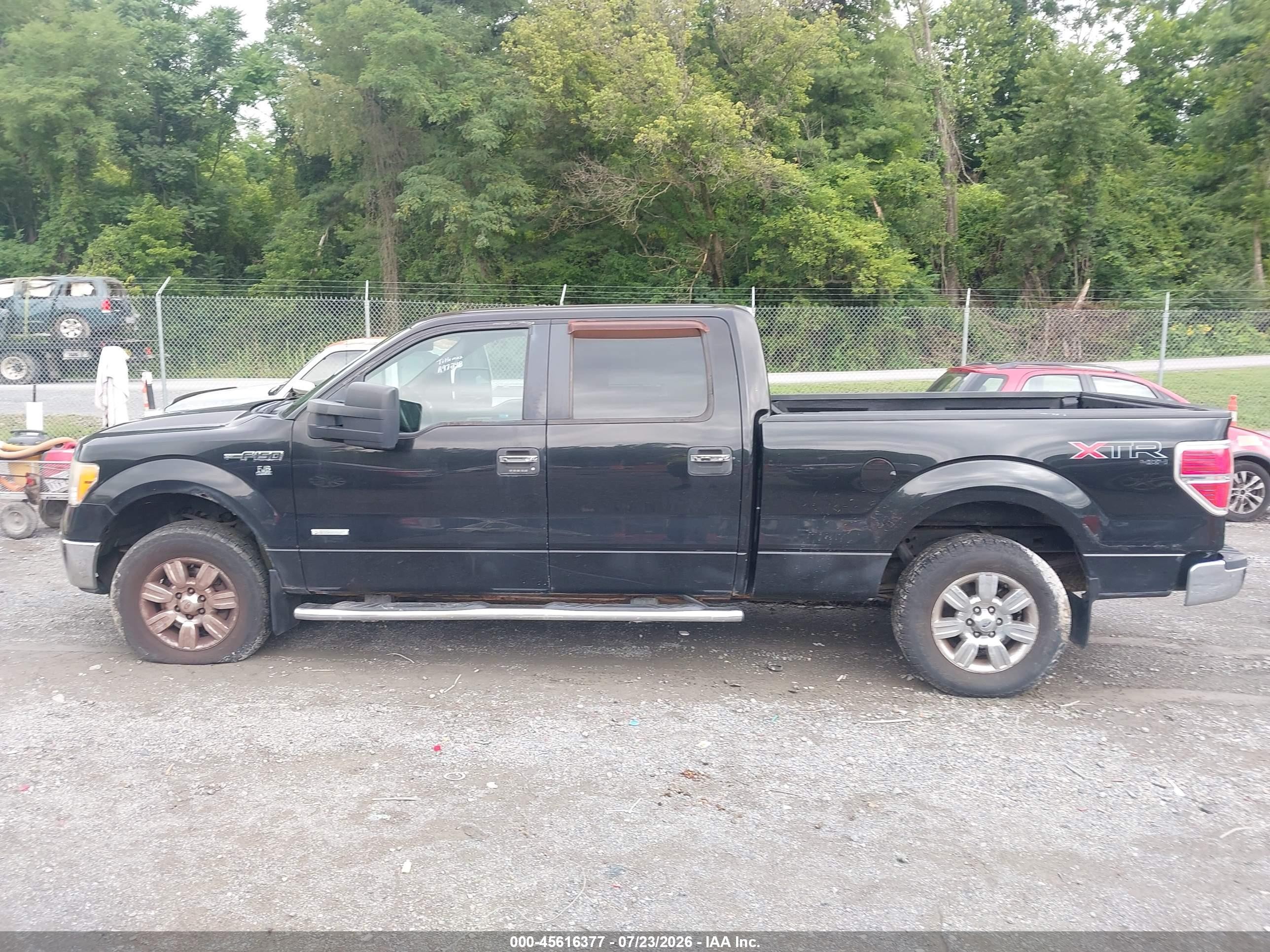 2011 Ford F-150 Xlt Black vin: 1FTFW1ET0BFA97248