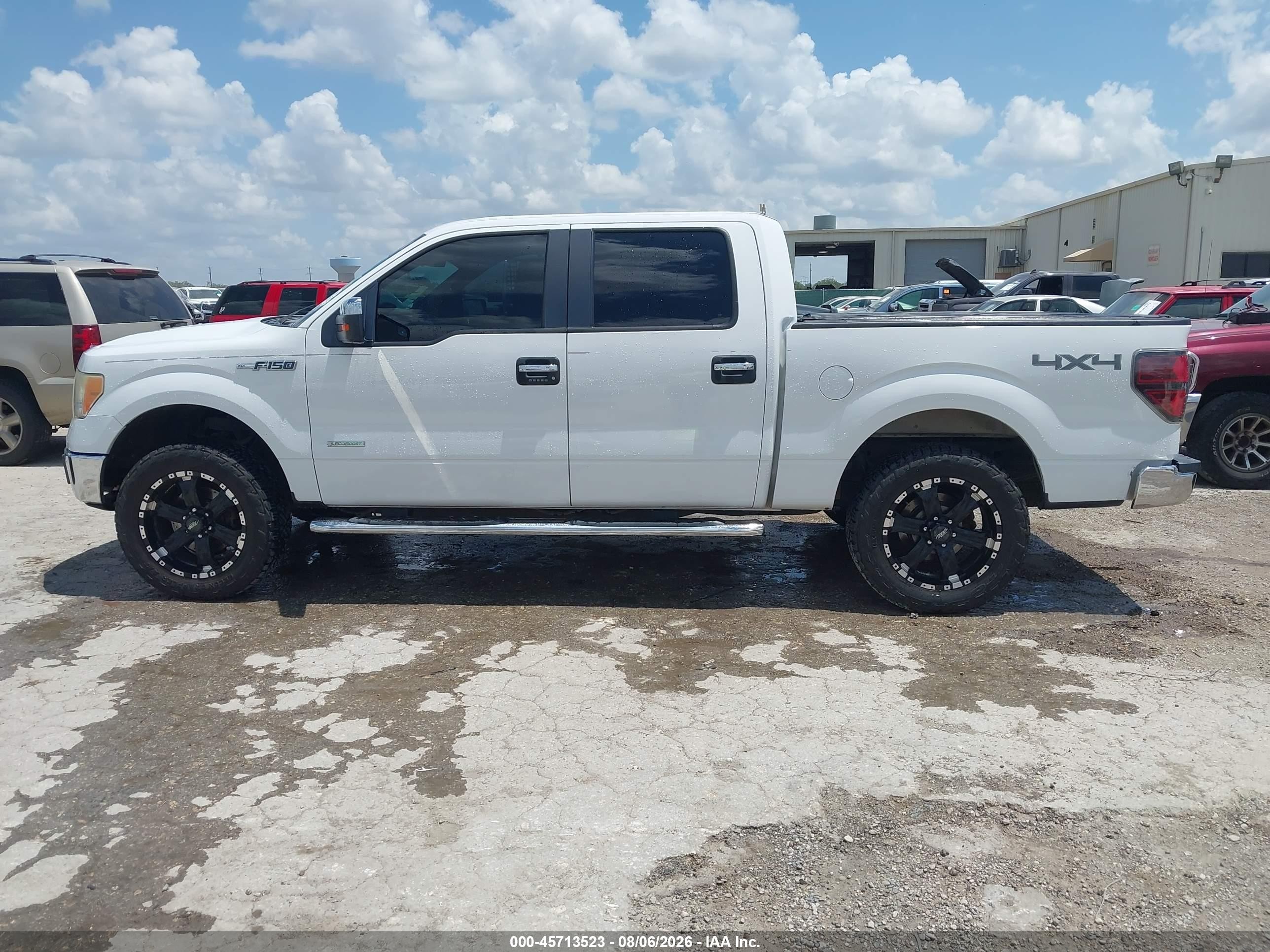 2011 Ford F-150 Xlt White vin: 1FTFW1ET0BFB23234