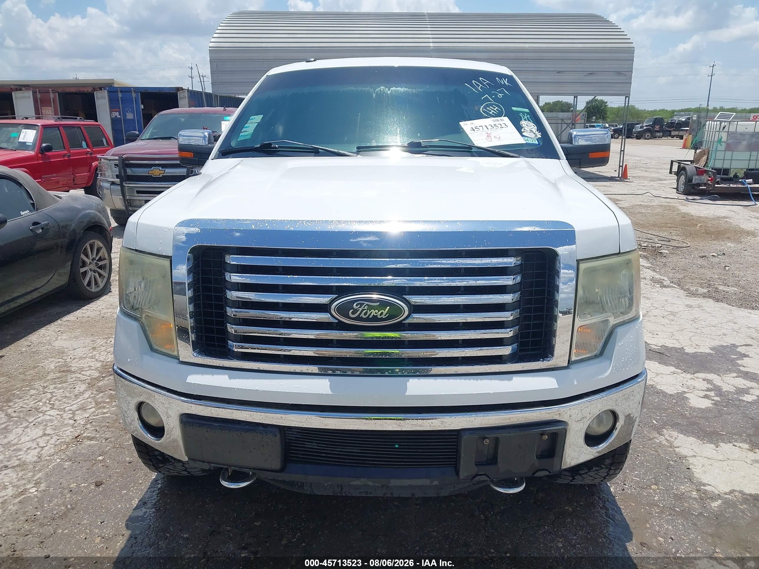 2011 Ford F-150 Xlt White vin: 1FTFW1ET0BFB23234