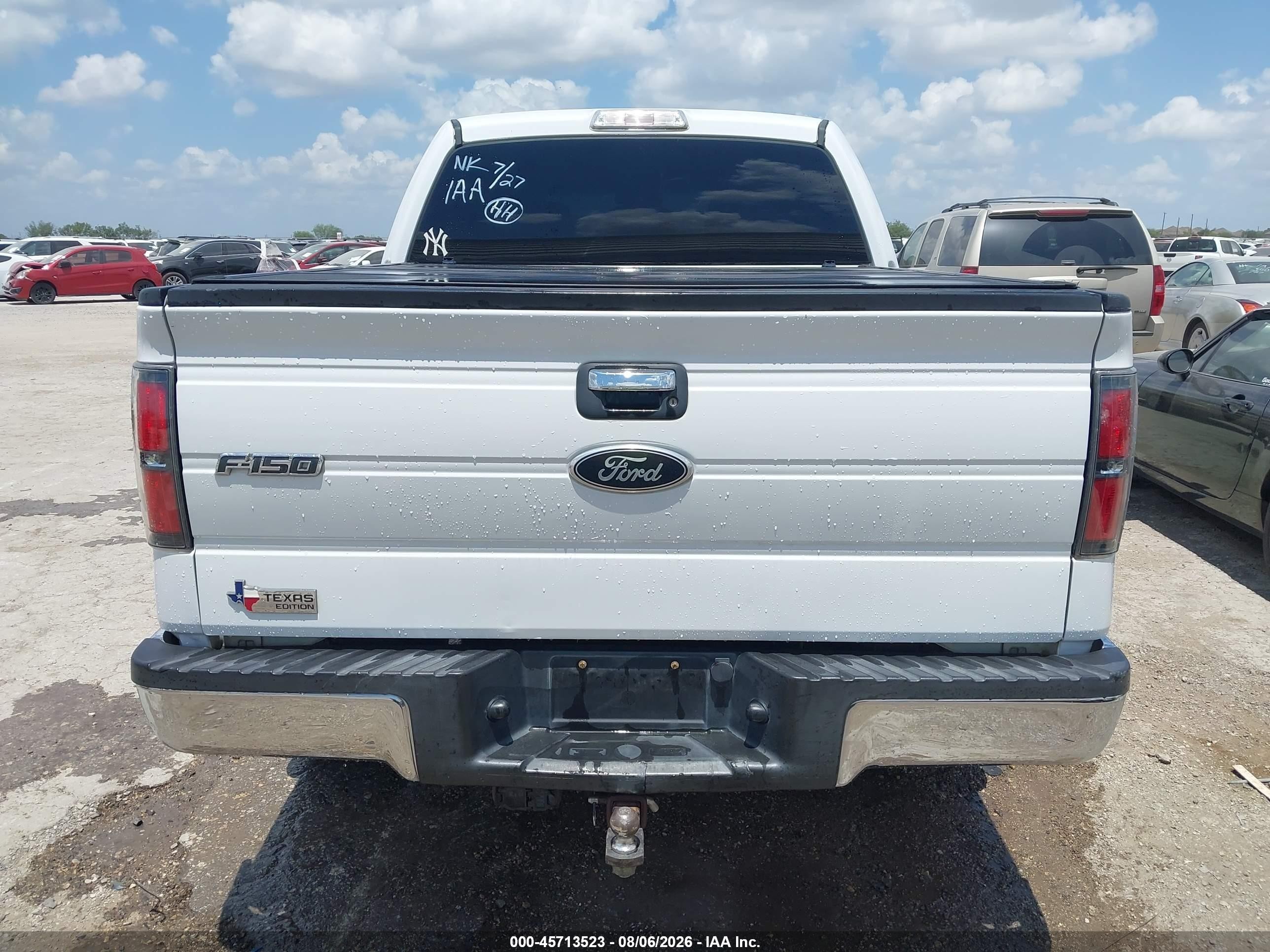 2011 Ford F-150 Xlt White vin: 1FTFW1ET0BFB23234