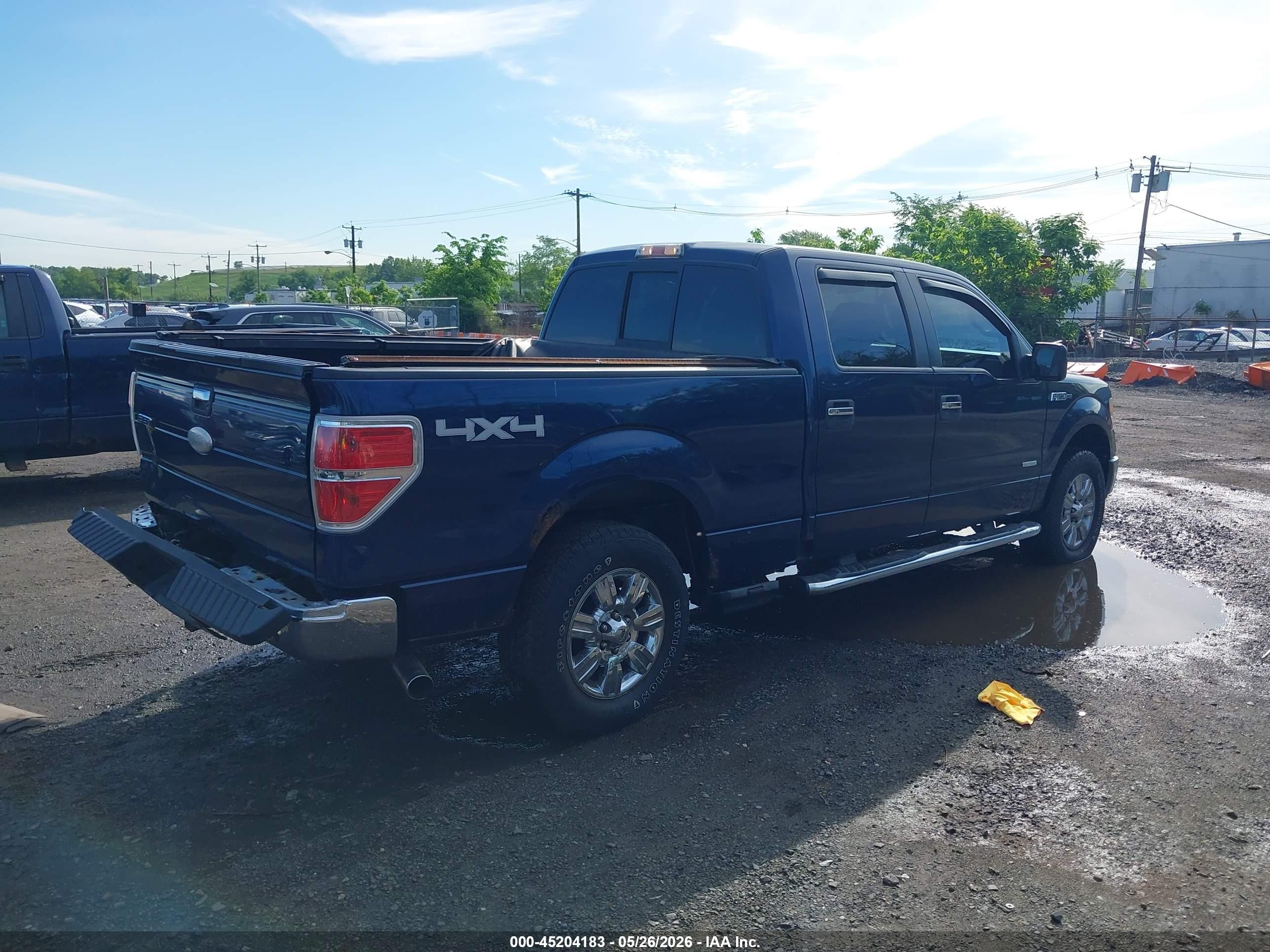 2011 Ford F-150 Xlt Blue vin: 1FTFW1ET0BFC01950