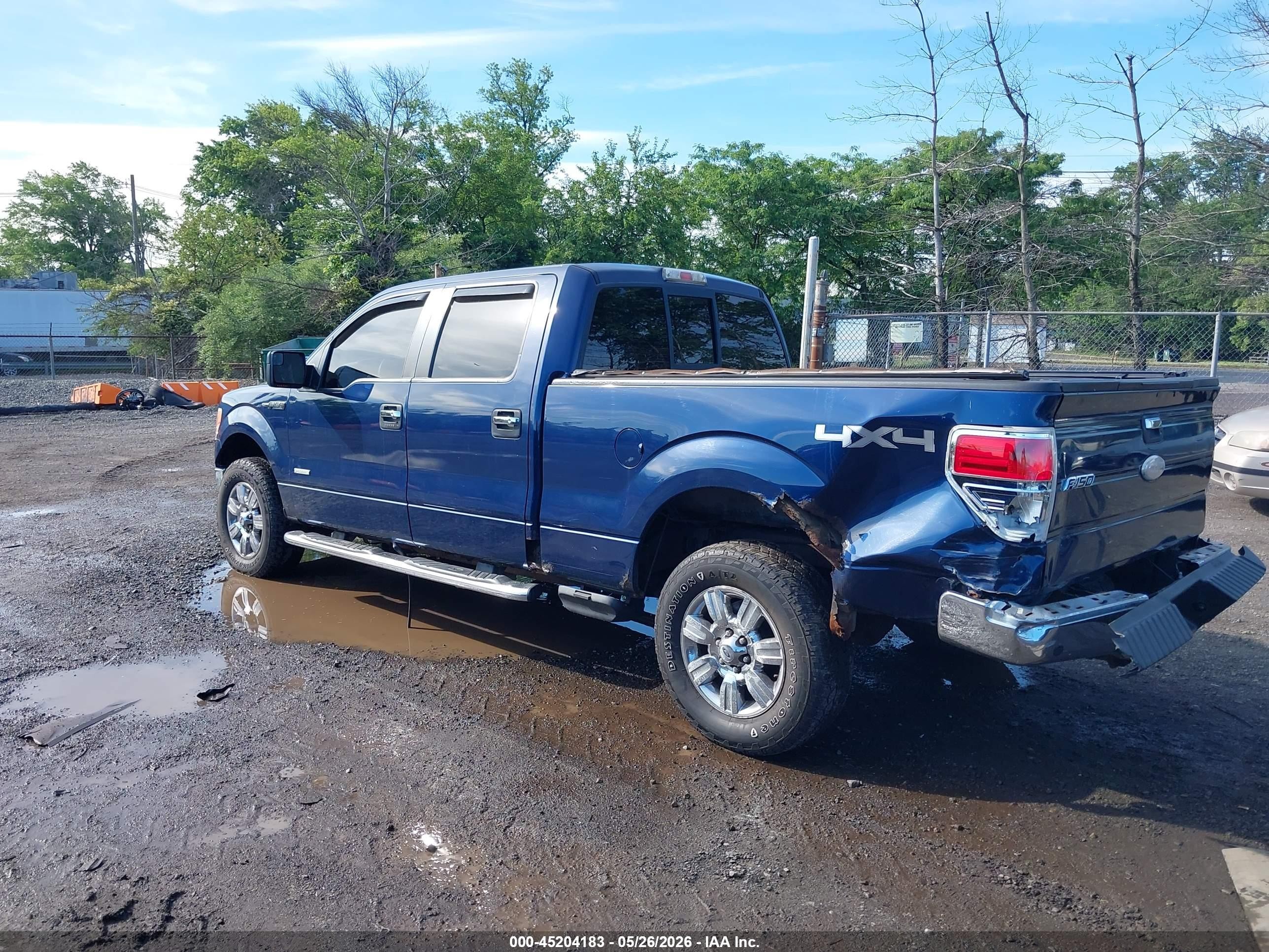 2011 Ford F-150 Xlt Blue vin: 1FTFW1ET0BFC01950