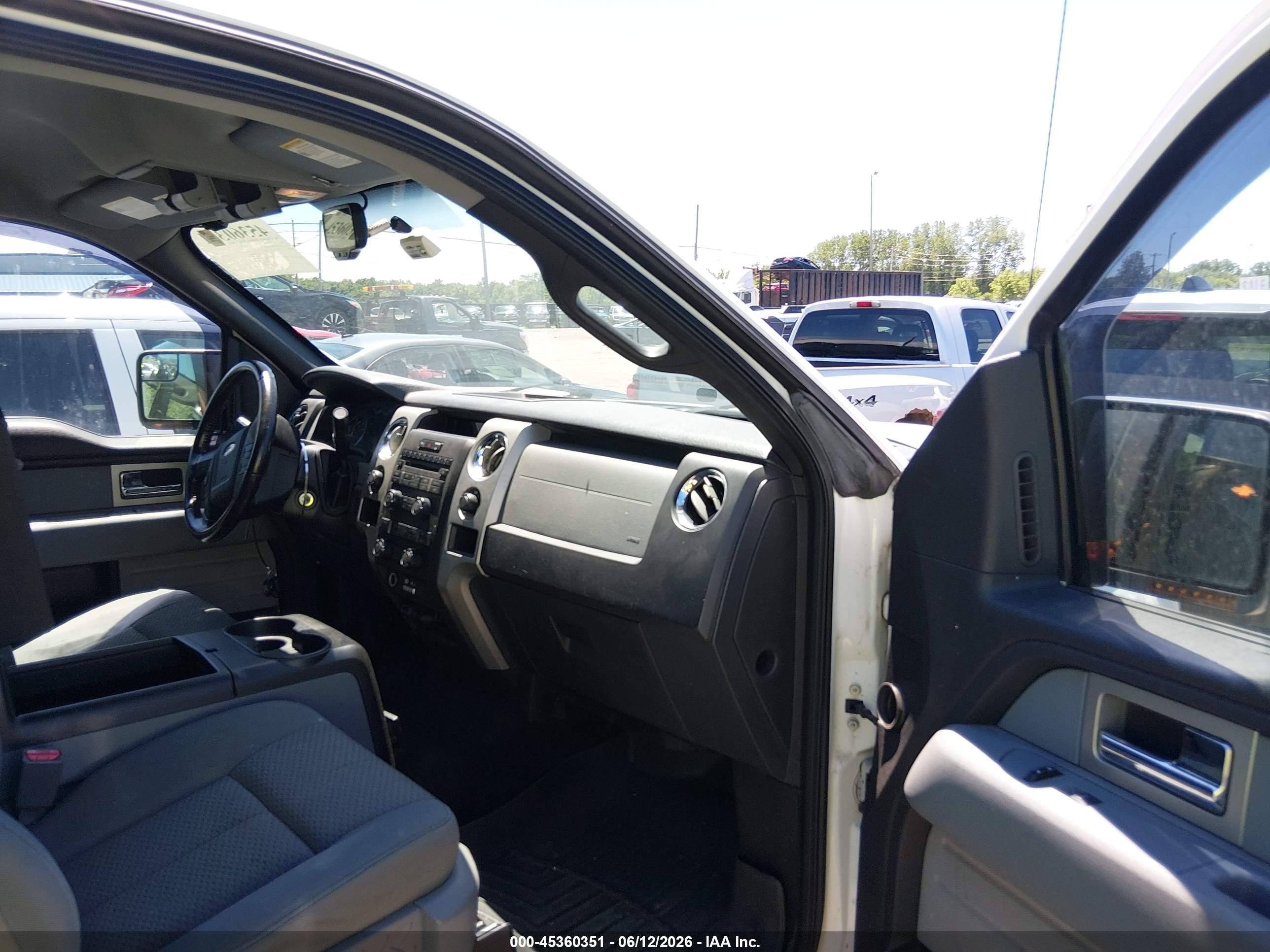 2011 Ford F-150 Xlt White vin: 1FTFW1ET0BFC11264
