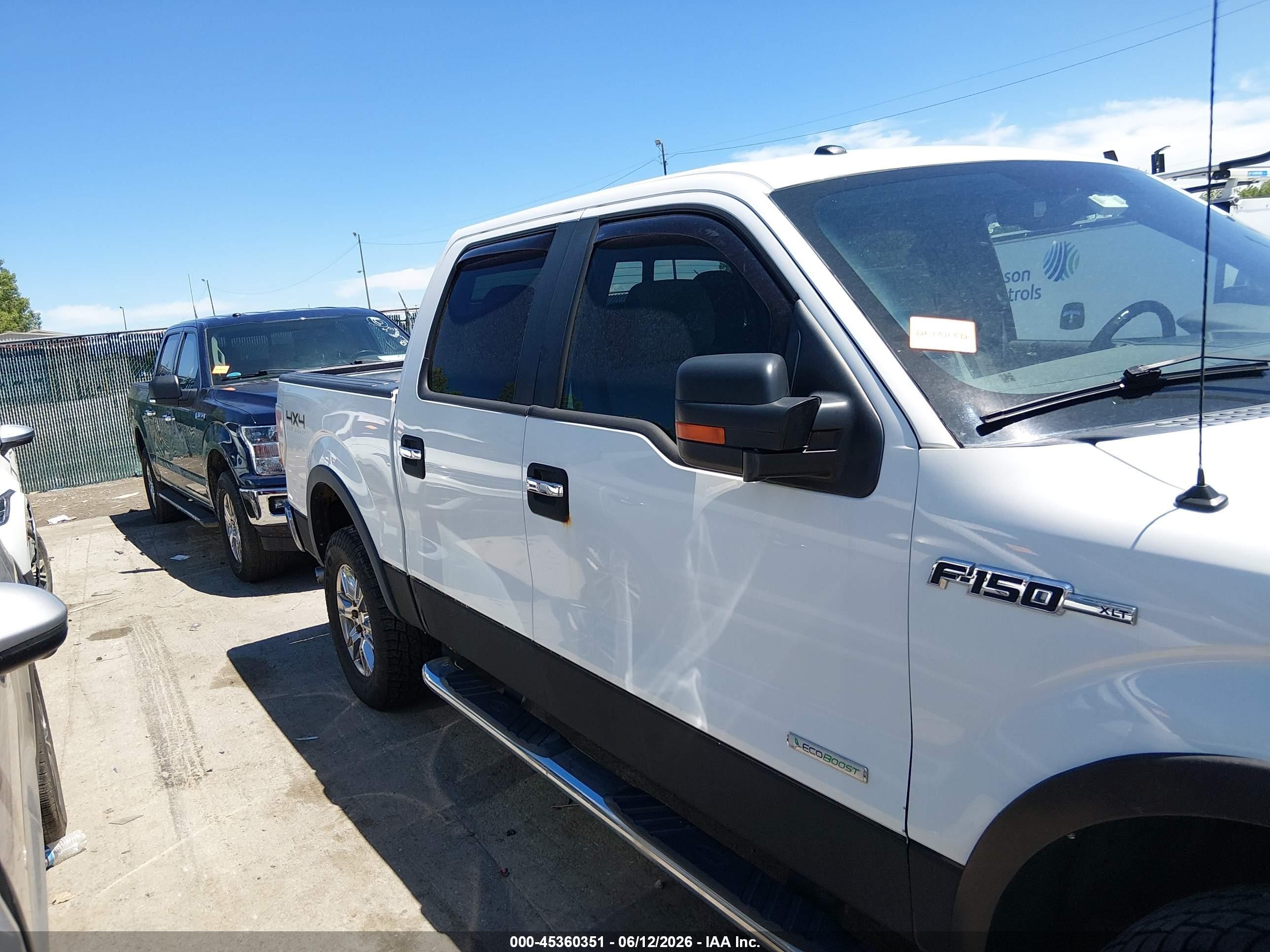 2011 Ford F-150 Xlt White vin: 1FTFW1ET0BFC11264