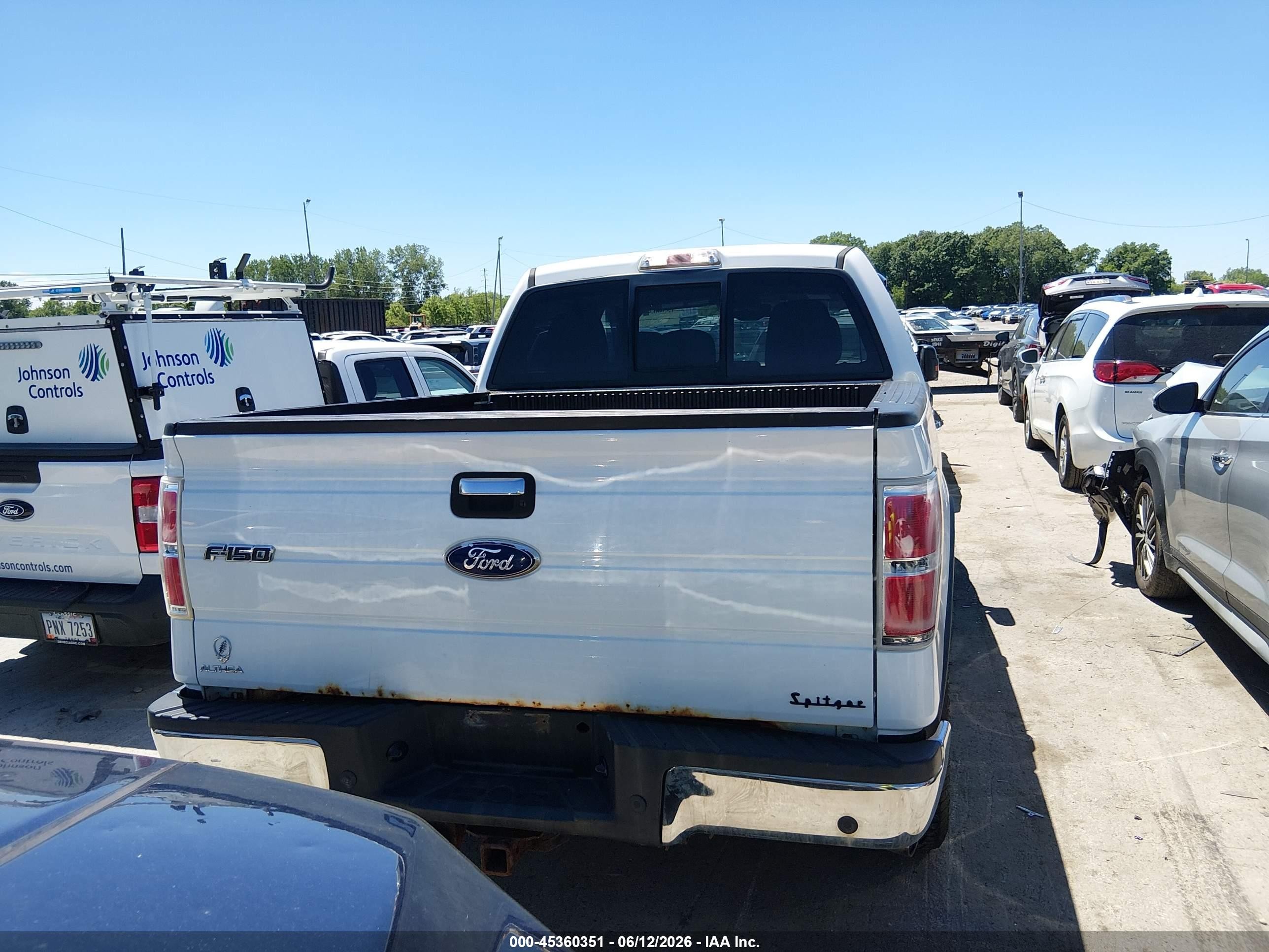 2011 Ford F-150 Xlt White vin: 1FTFW1ET0BFC11264