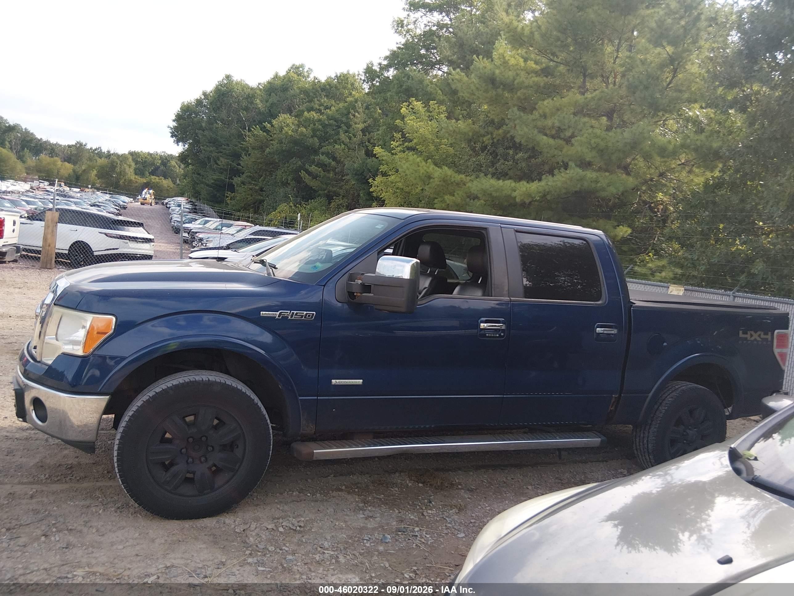2011 Ford F-150 Lariat Dark Blue vin: 1FTFW1ET0BFC36505