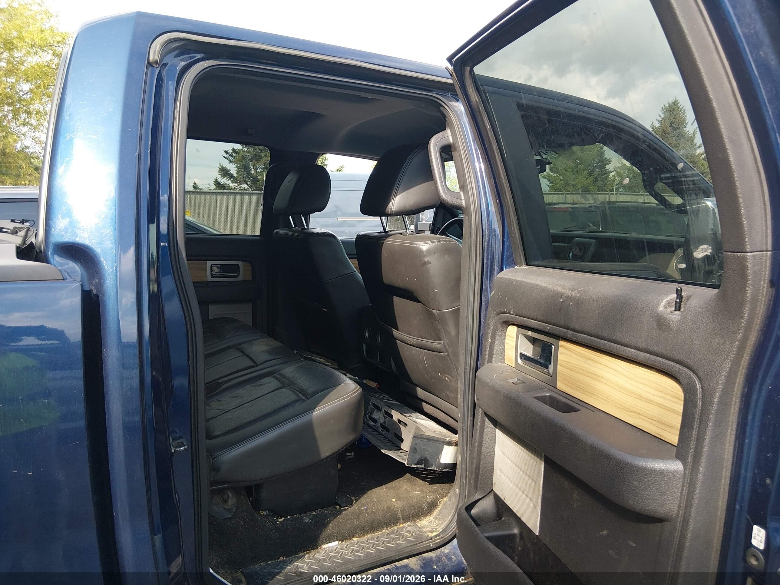 2011 Ford F-150 Lariat Dark Blue vin: 1FTFW1ET0BFC36505