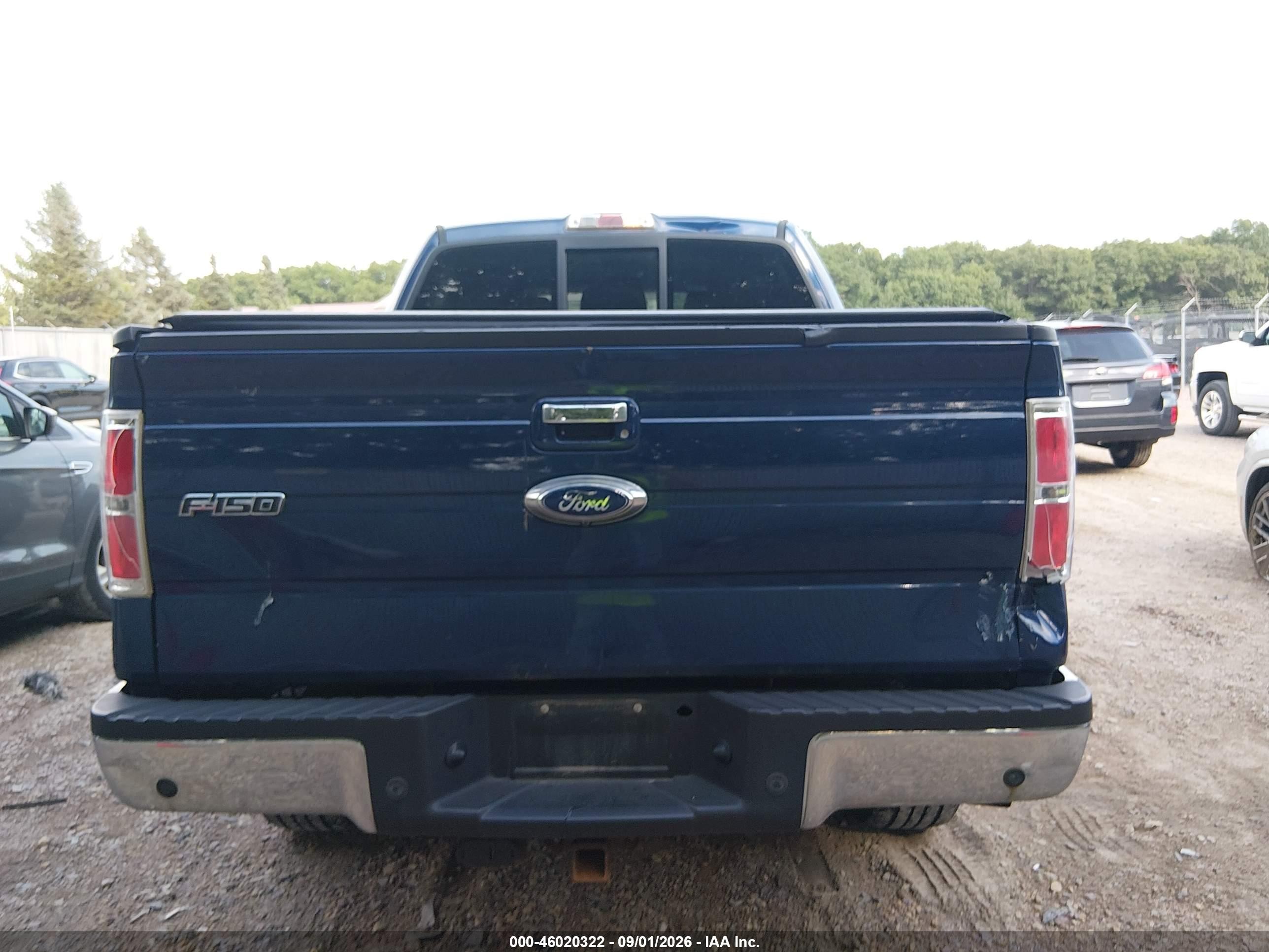 2011 Ford F-150 Lariat Dark Blue vin: 1FTFW1ET0BFC36505