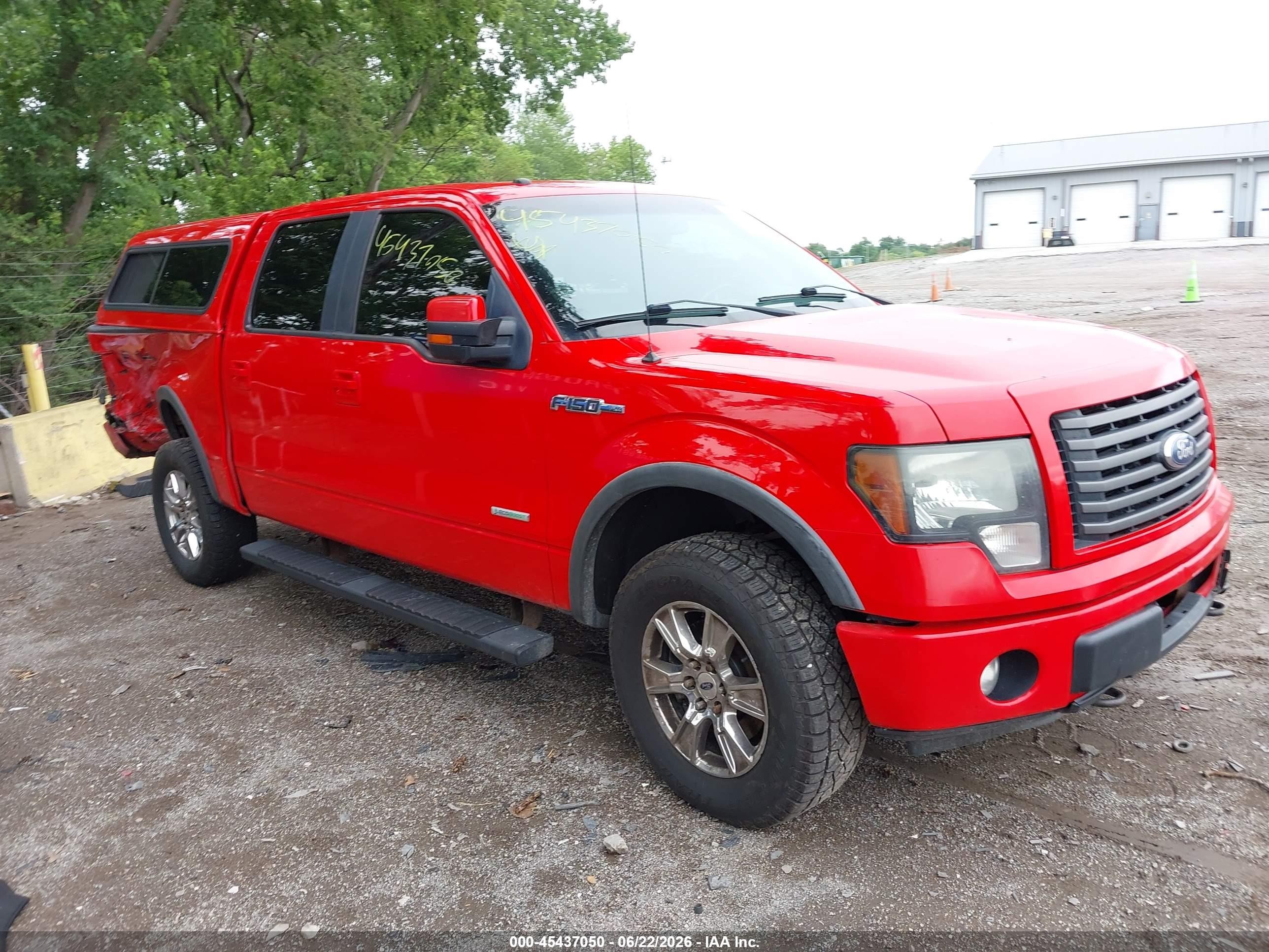 2011 Ford F-150 Fx4/king Ranch/lariat/platinum/xlt Red vin: 1FTFW1ET0BFC36701