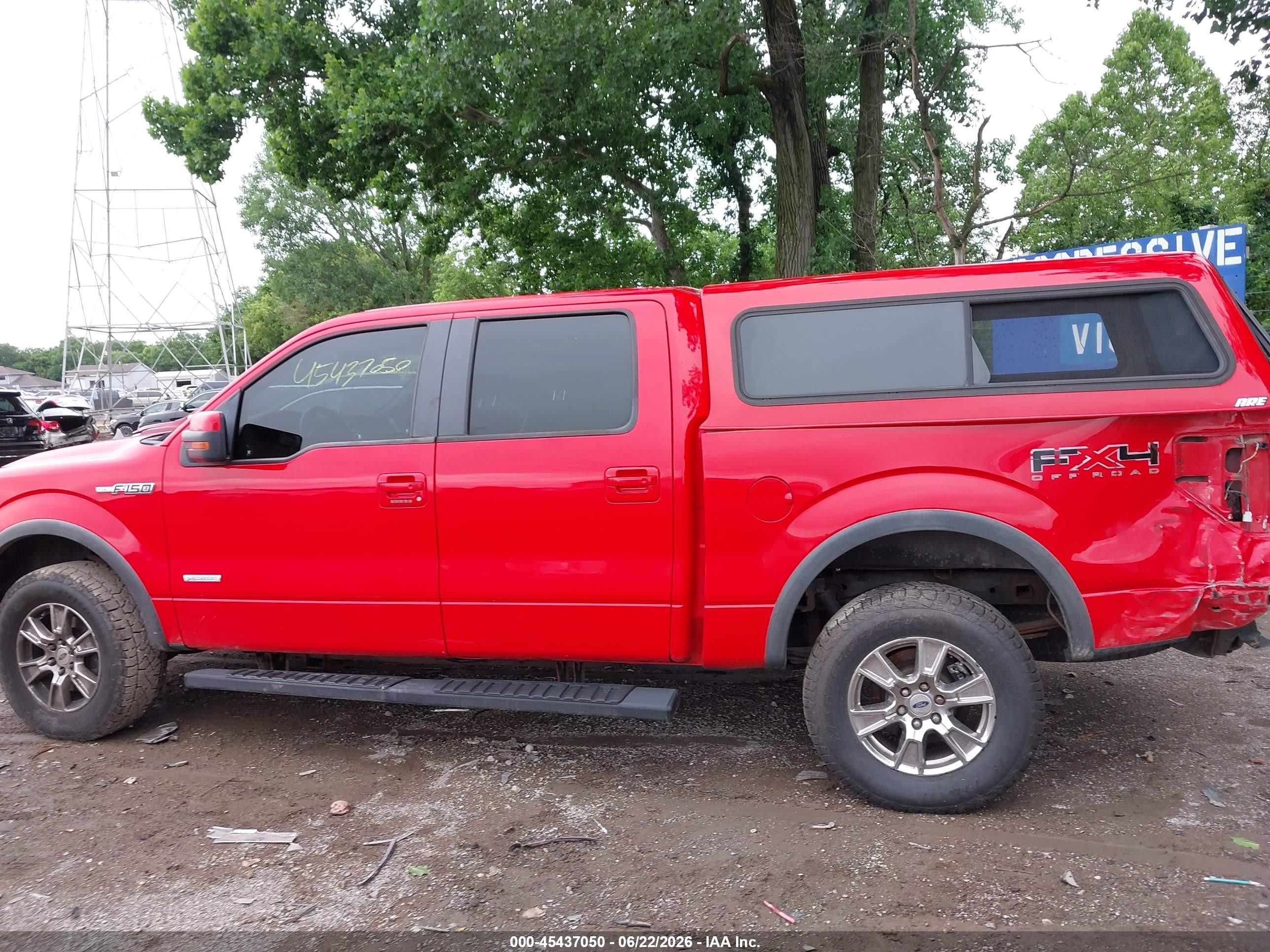 2011 Ford F-150 Fx4/king Ranch/lariat/platinum/xlt Red vin: 1FTFW1ET0BFC36701