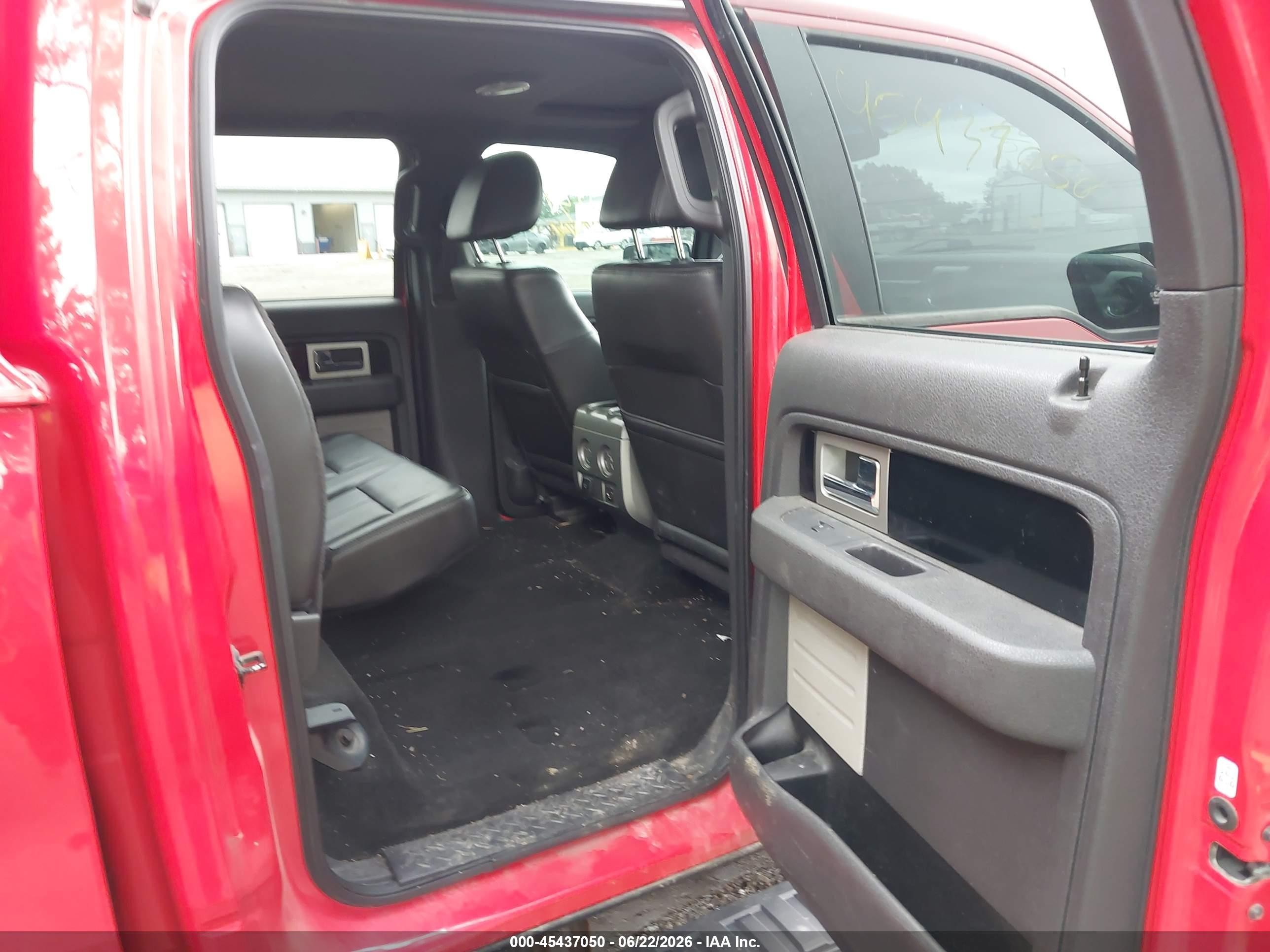 2011 Ford F-150 Fx4/king Ranch/lariat/platinum/xlt Red vin: 1FTFW1ET0BFC36701
