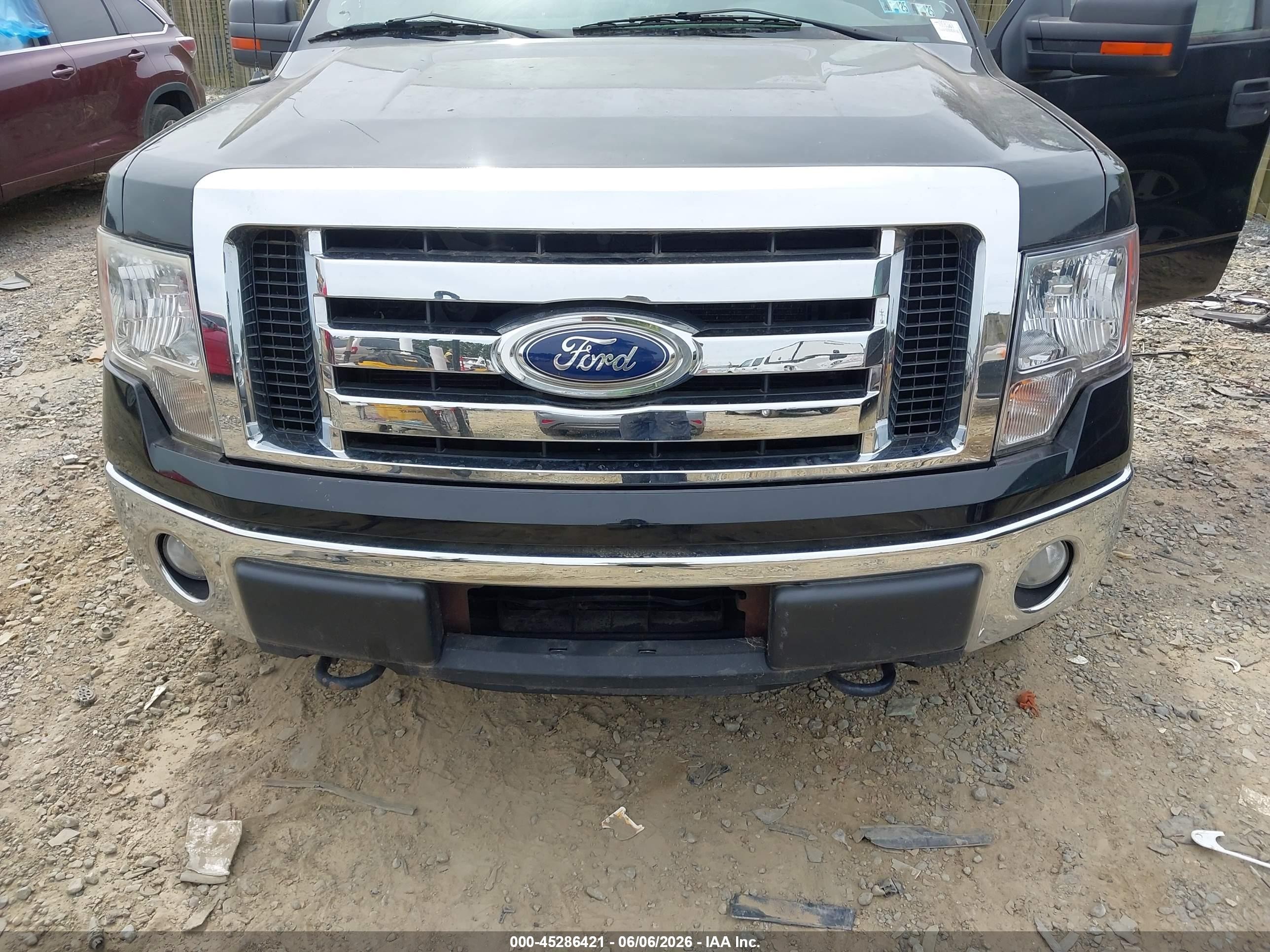 2011 Ford F-150 Xlt Черный vin: 1FTFW1ET0BFD06116
