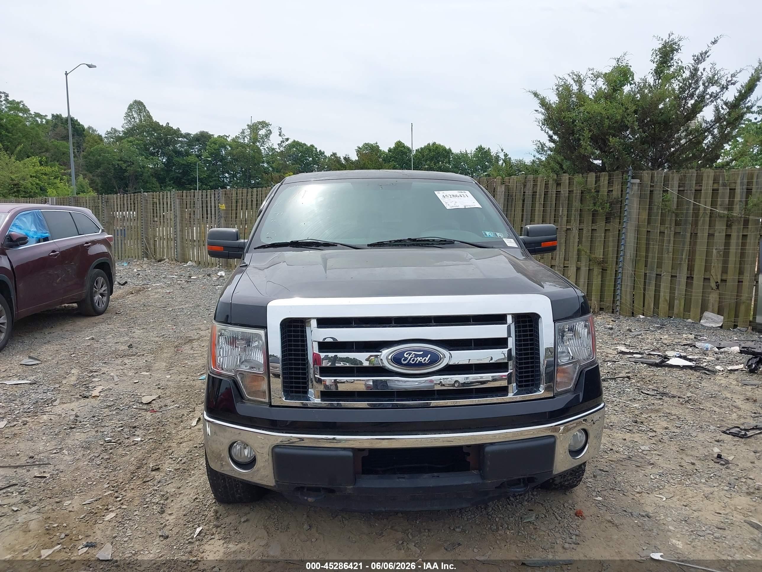 2011 Ford F-150 Xlt Черный vin: 1FTFW1ET0BFD06116