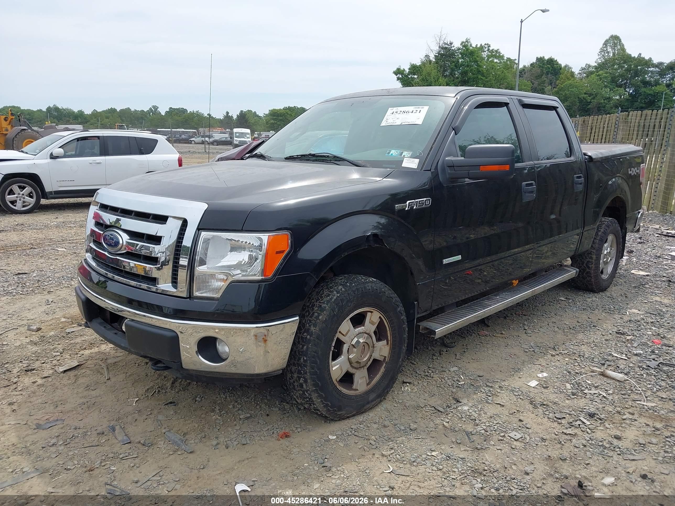 2011 Ford F-150 Xlt Черный vin: 1FTFW1ET0BFD06116