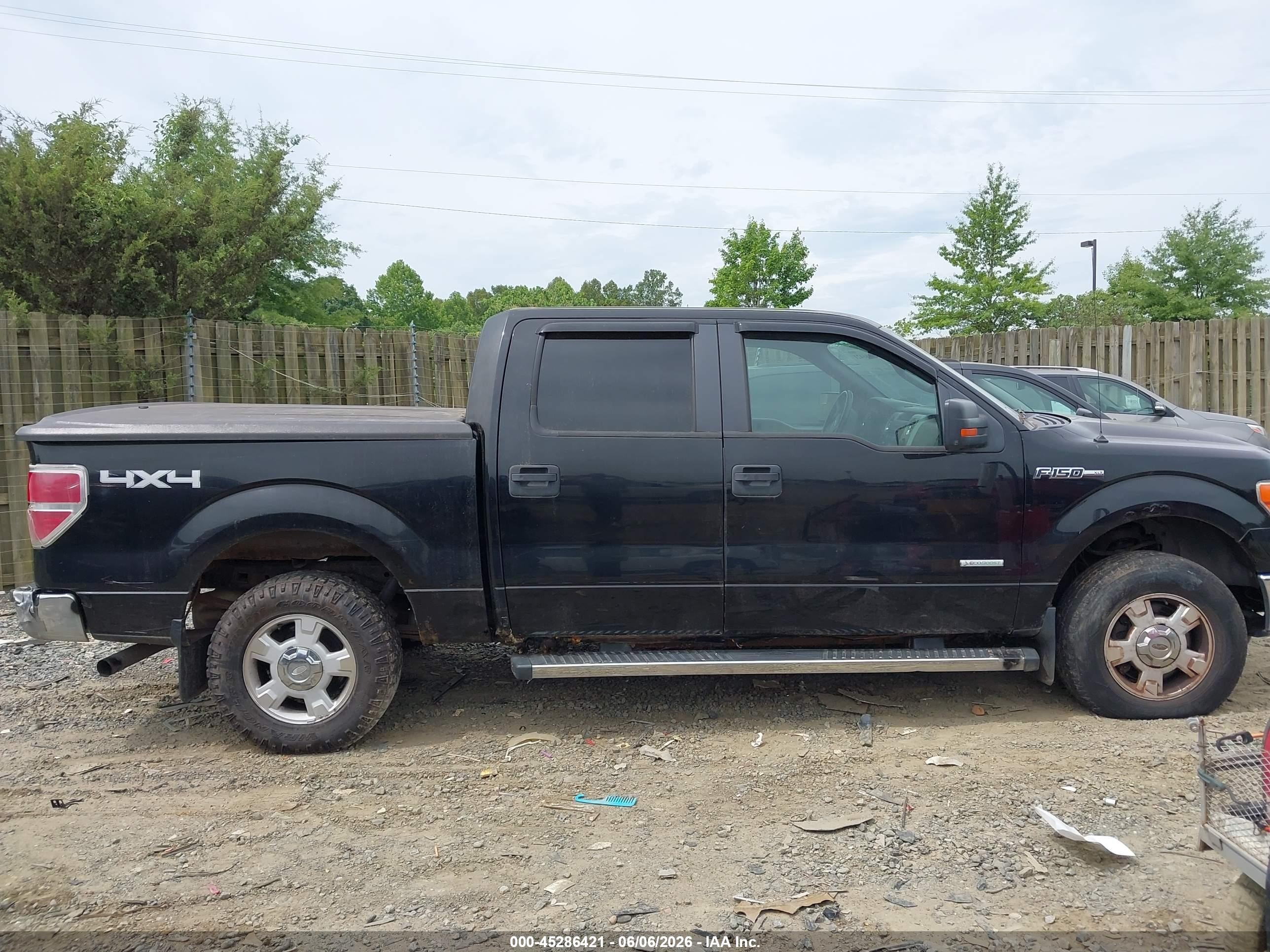 2011 Ford F-150 Xlt Черный vin: 1FTFW1ET0BFD06116