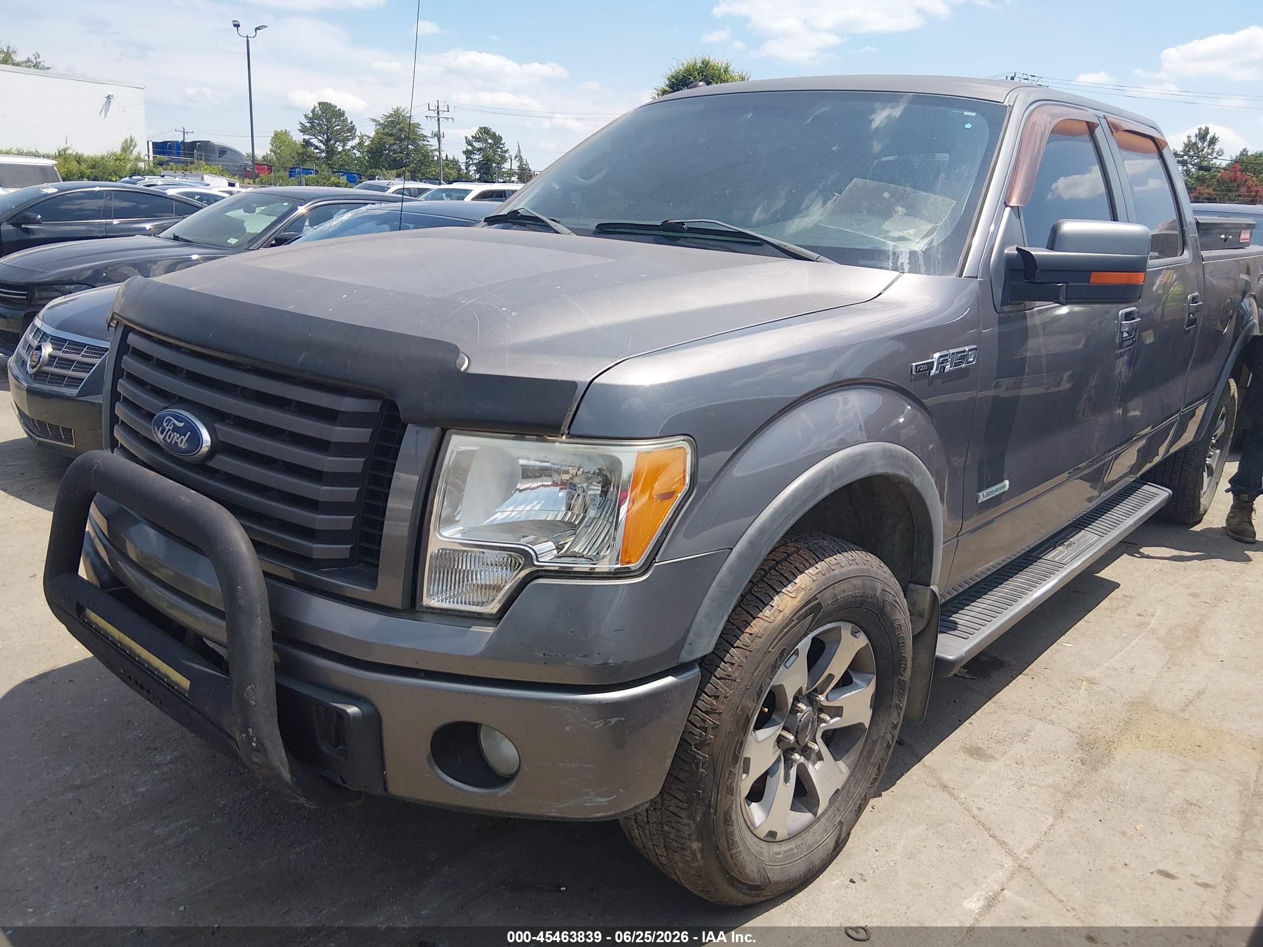 2011 Ford F-150 Fx4 Gray vin: 1FTFW1ET0BKD93099