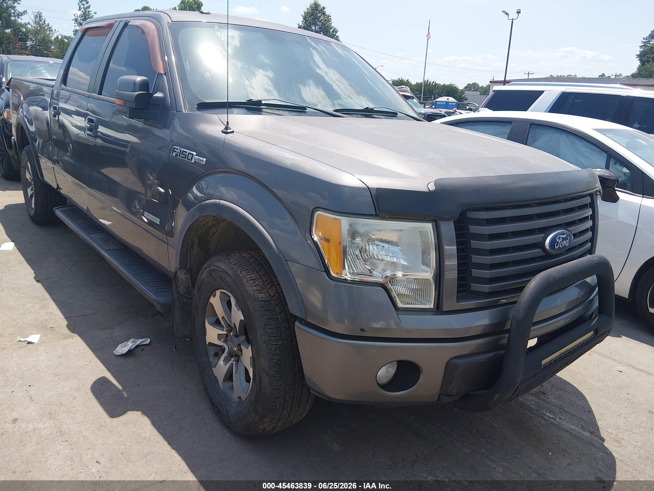 2011 Ford F-150 Fx4 Gray vin: 1FTFW1ET0BKD93099