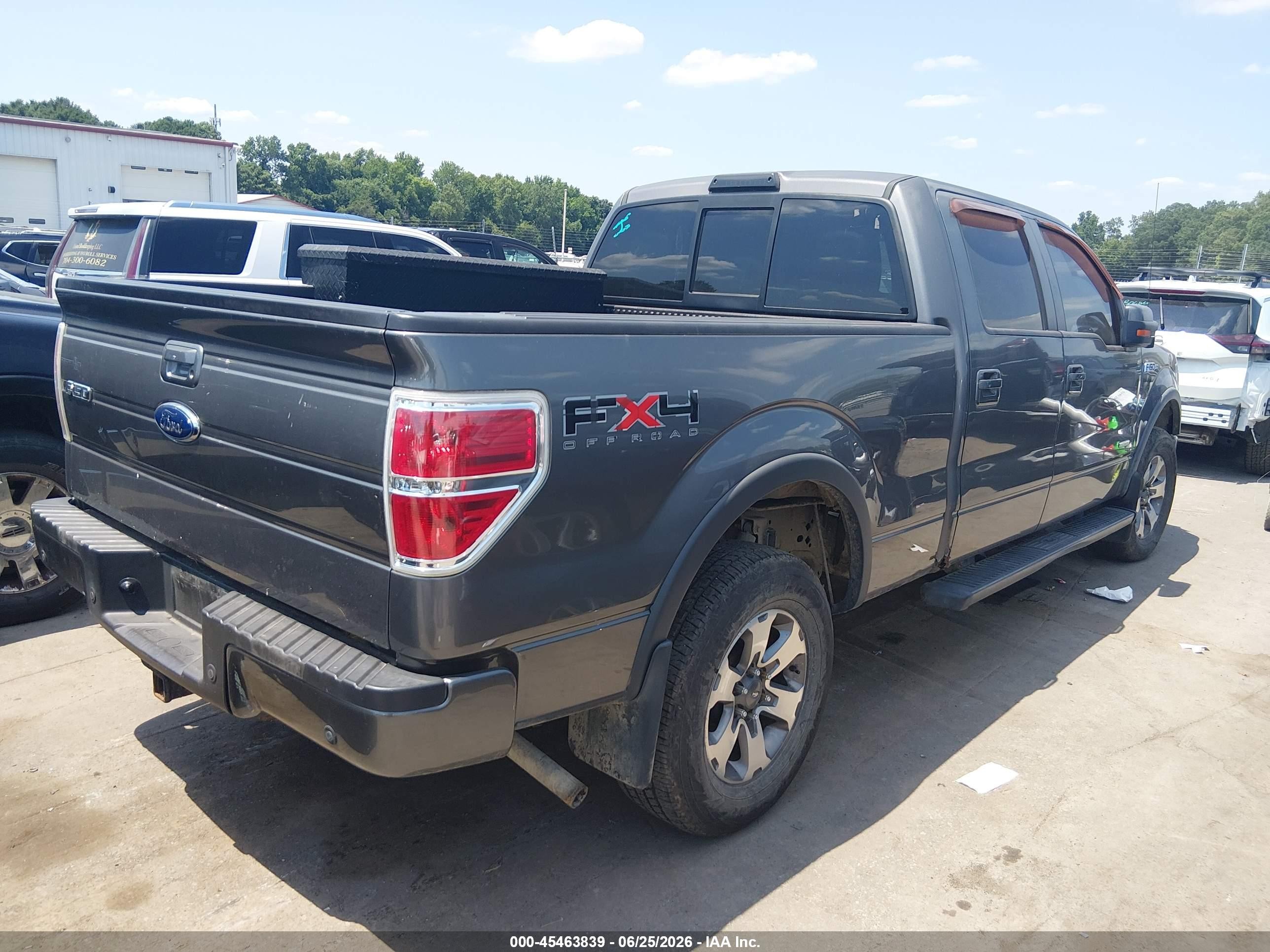 2011 Ford F-150 Fx4 Gray vin: 1FTFW1ET0BKD93099