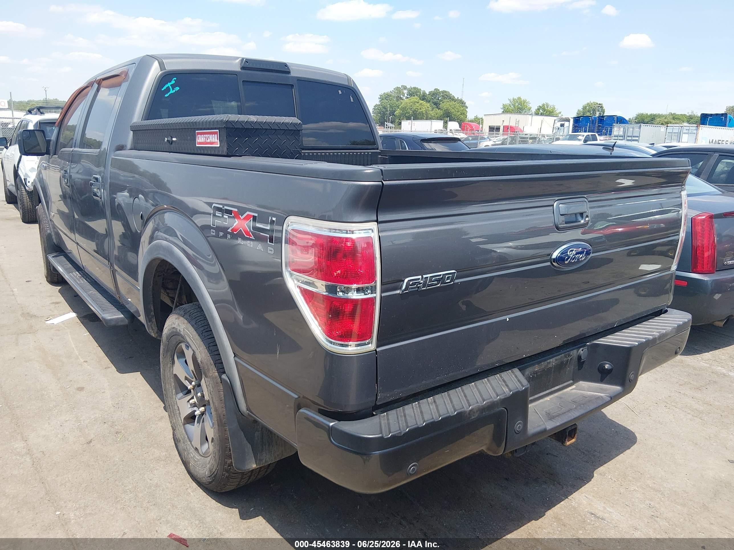 2011 Ford F-150 Fx4 Gray vin: 1FTFW1ET0BKD93099