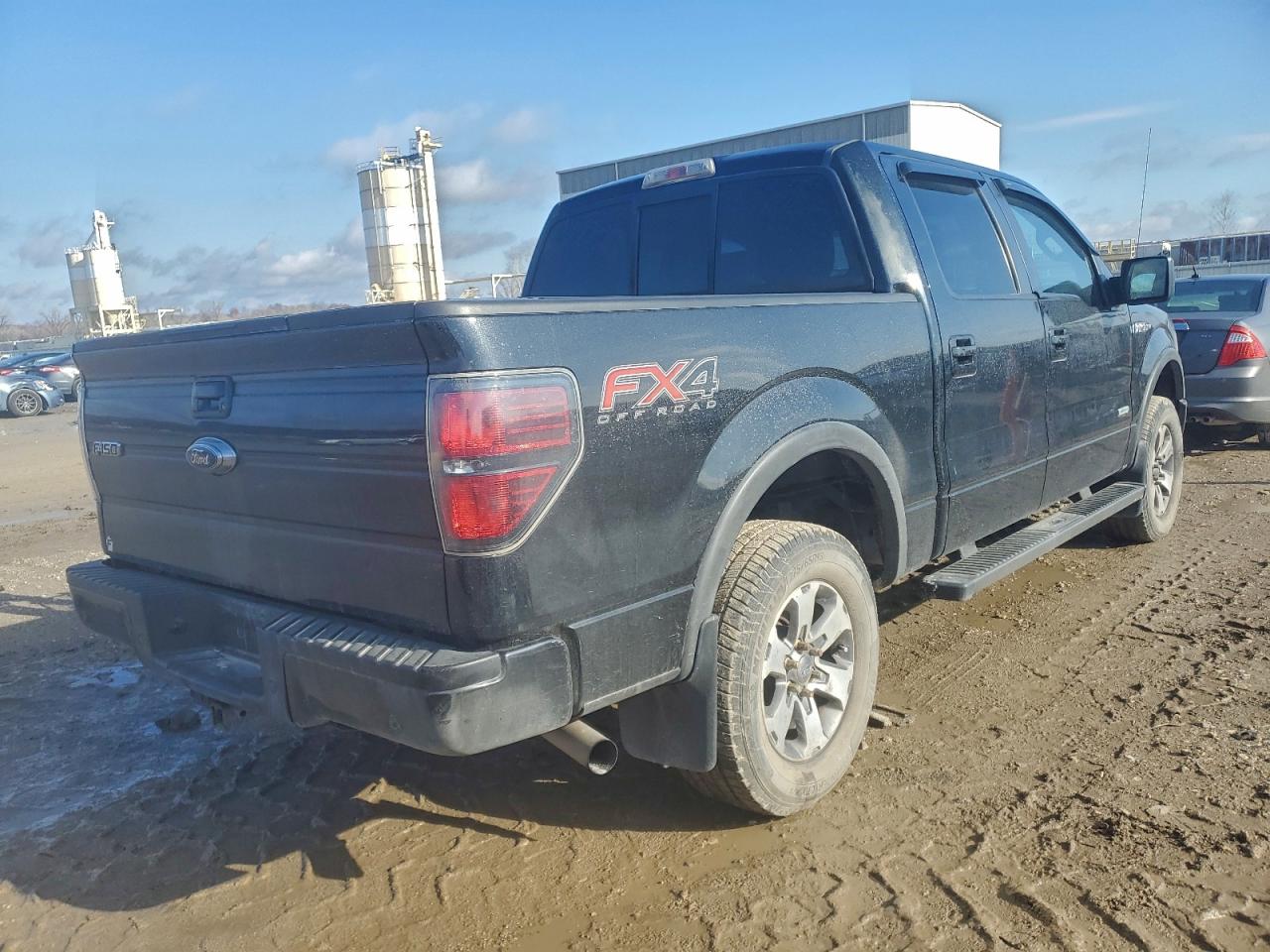 2012 Ford F150 Supercrew Black vin: 1FTFW1ET0CFA50531