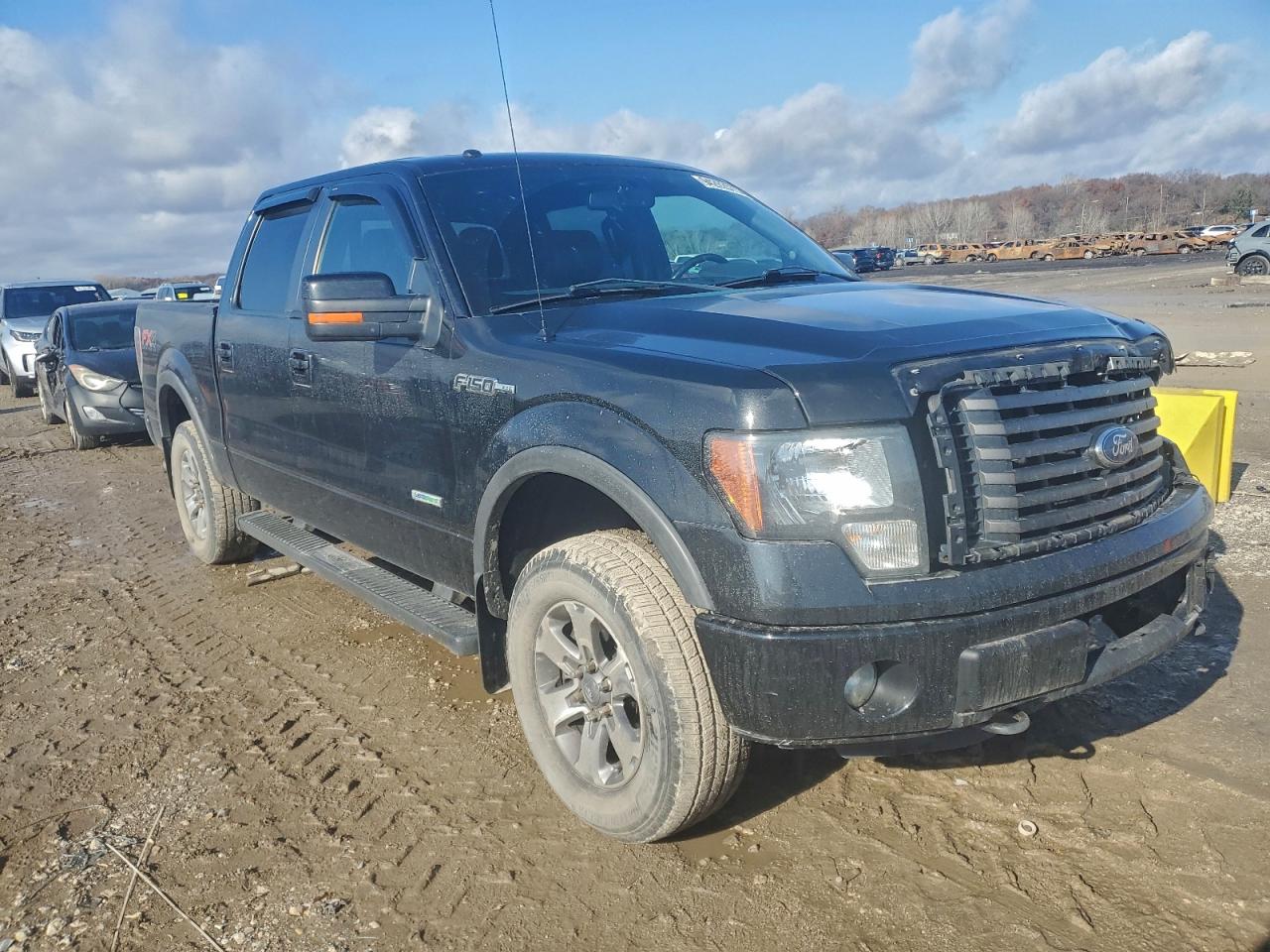 2012 Ford F150 Supercrew Black vin: 1FTFW1ET0CFA50531