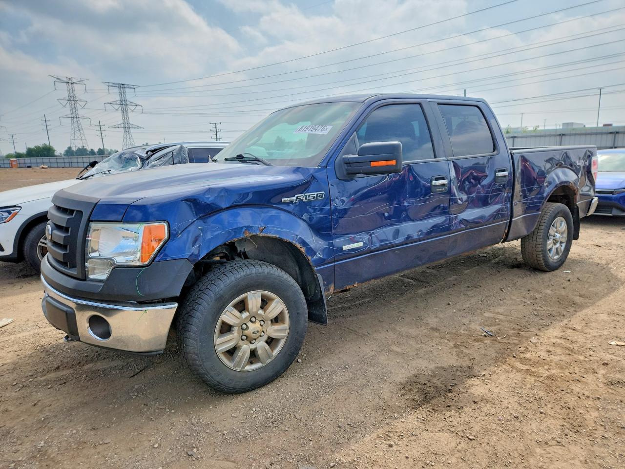 2012 Ford F150 Supercrew Blue vin: 1FTFW1ET0CFA55762