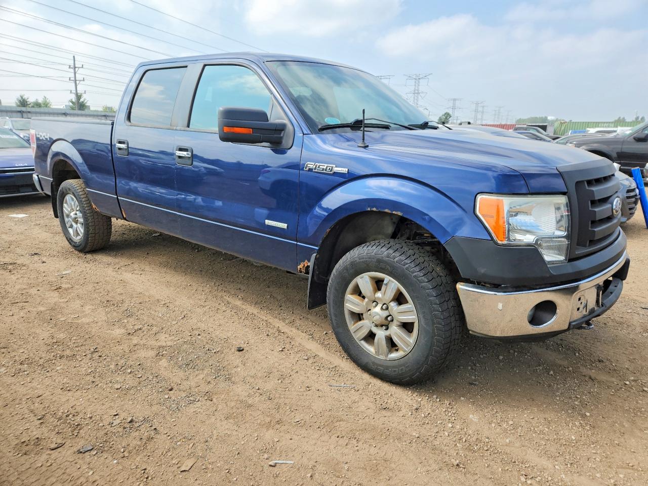 2012 Ford F150 Supercrew Blue vin: 1FTFW1ET0CFA55762