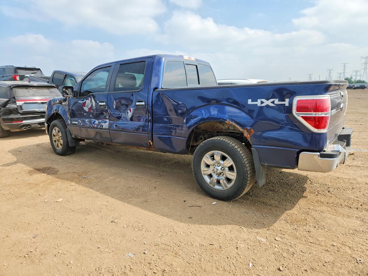 2012 Ford F150 Supercrew Blue vin: 1FTFW1ET0CFA55762