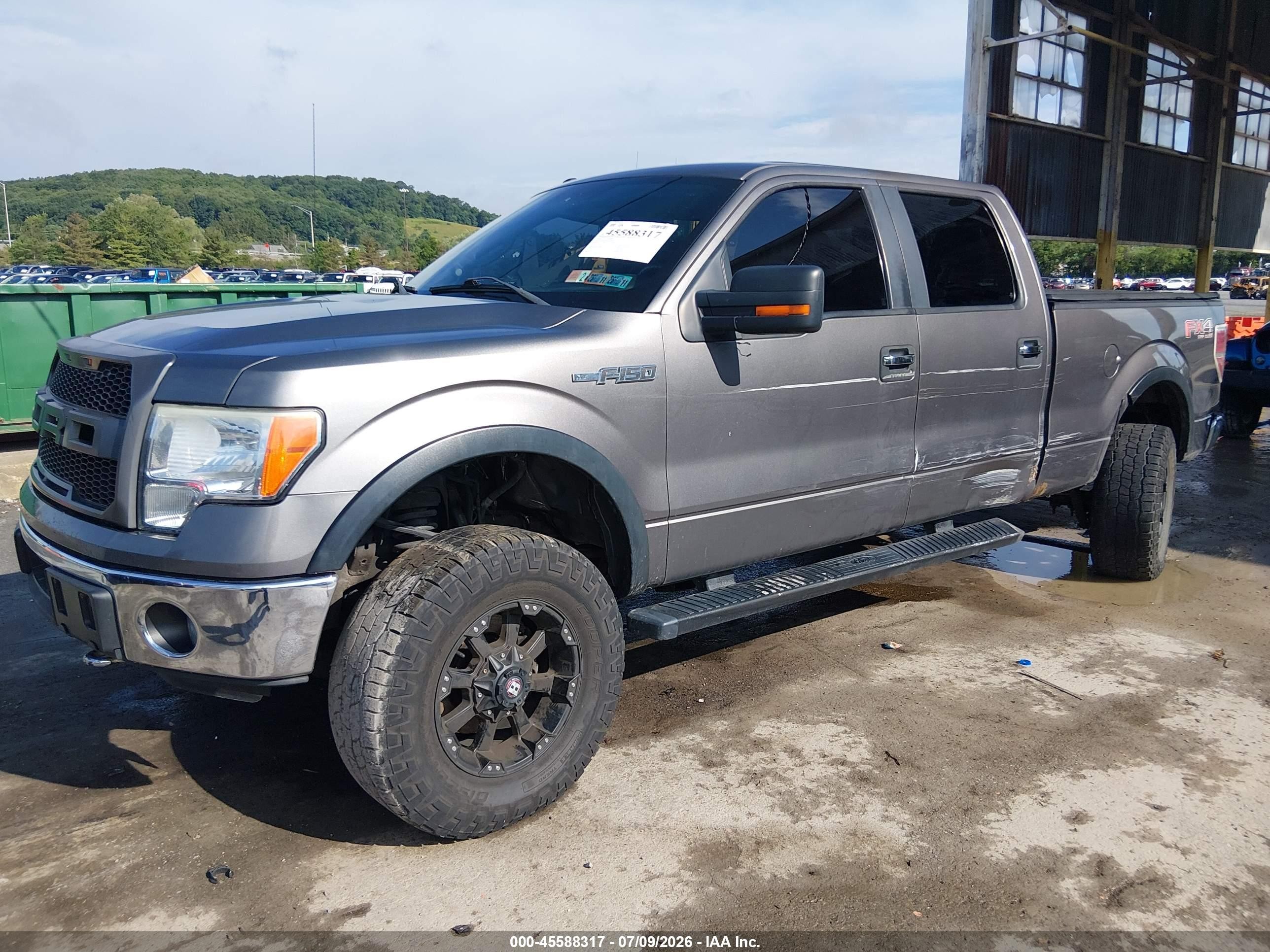 2012 Ford F-150 Xlt Gray vin: 1FTFW1ET0CFA82640